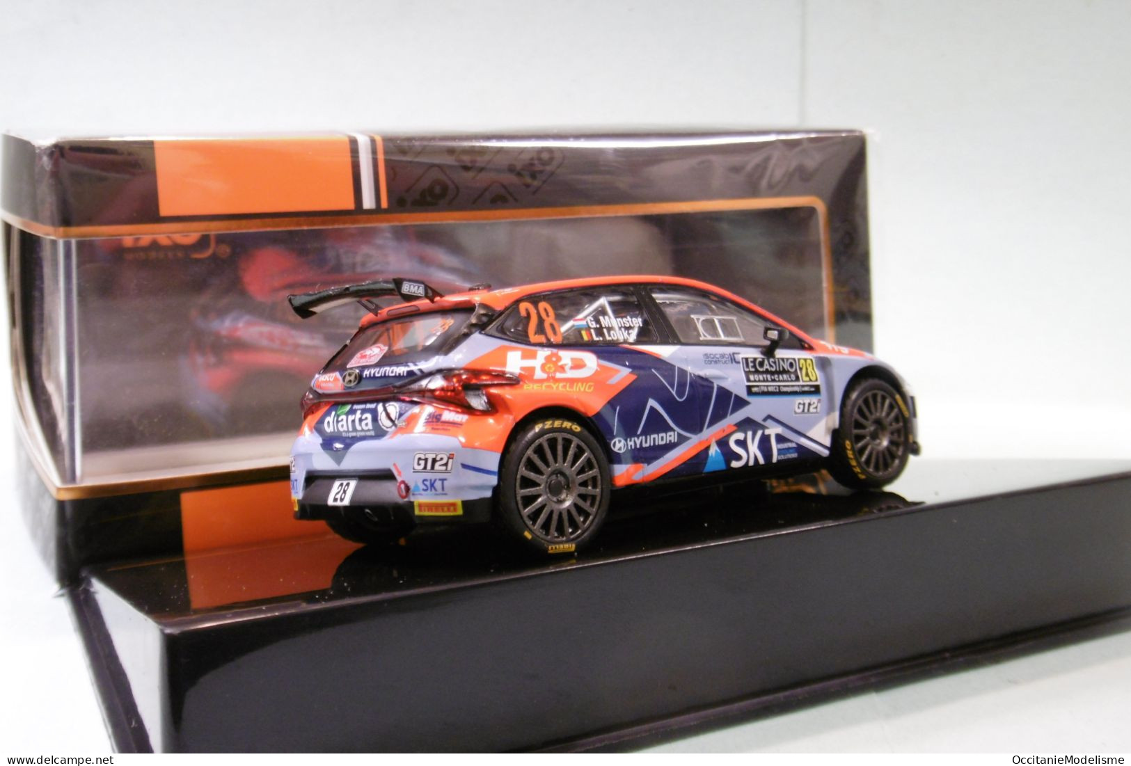 Ixo - HYUNDAI I20 N Rally2 #28 Rallye Monte-Carlo 2022 Munster - Louka Réf. RAM836 NBO Neuf 1/43 - Ixo