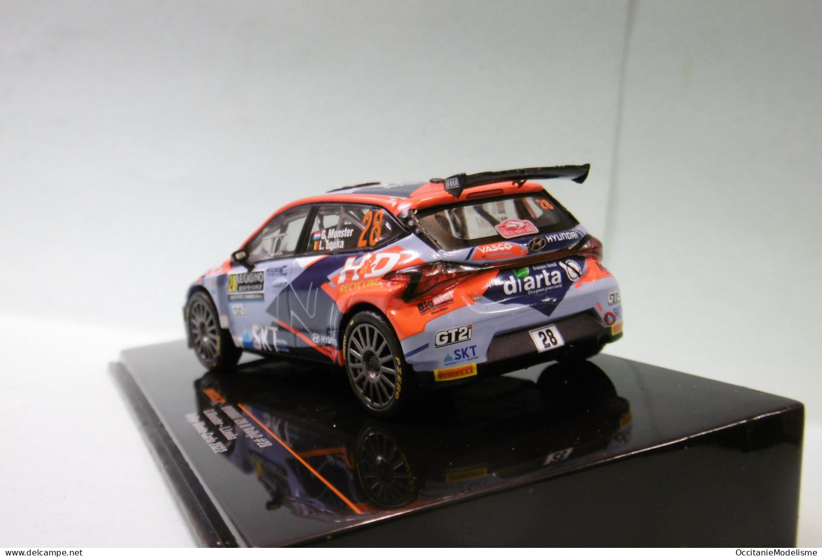 Ixo - HYUNDAI I20 N Rally2 #28 Rallye Monte-Carlo 2022 Munster - Louka Réf. RAM836 NBO Neuf 1/43 - Ixo