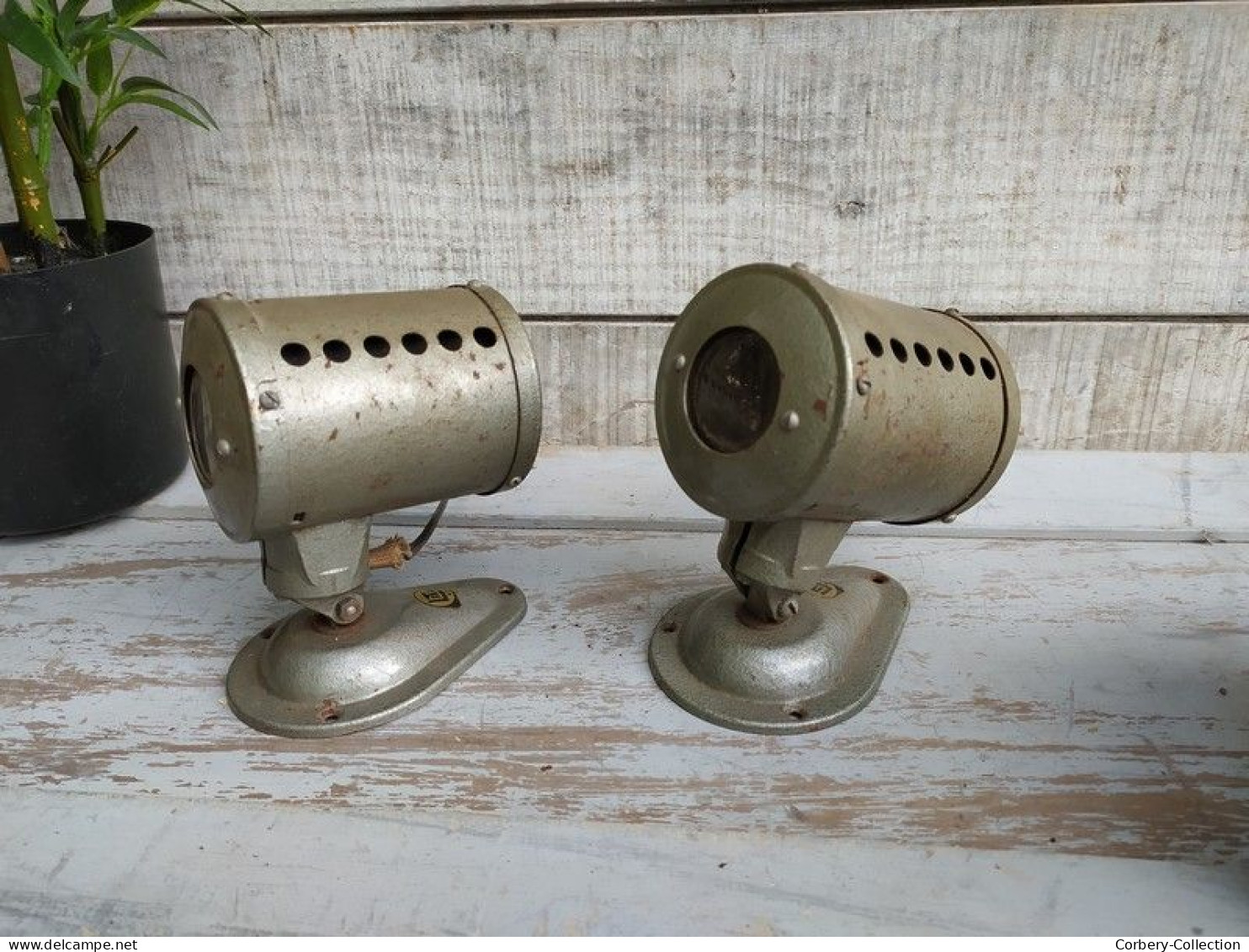 Anciens Petits Spots Projecteurs Lita 1950 Design Vintage - Luminaires & Lustres