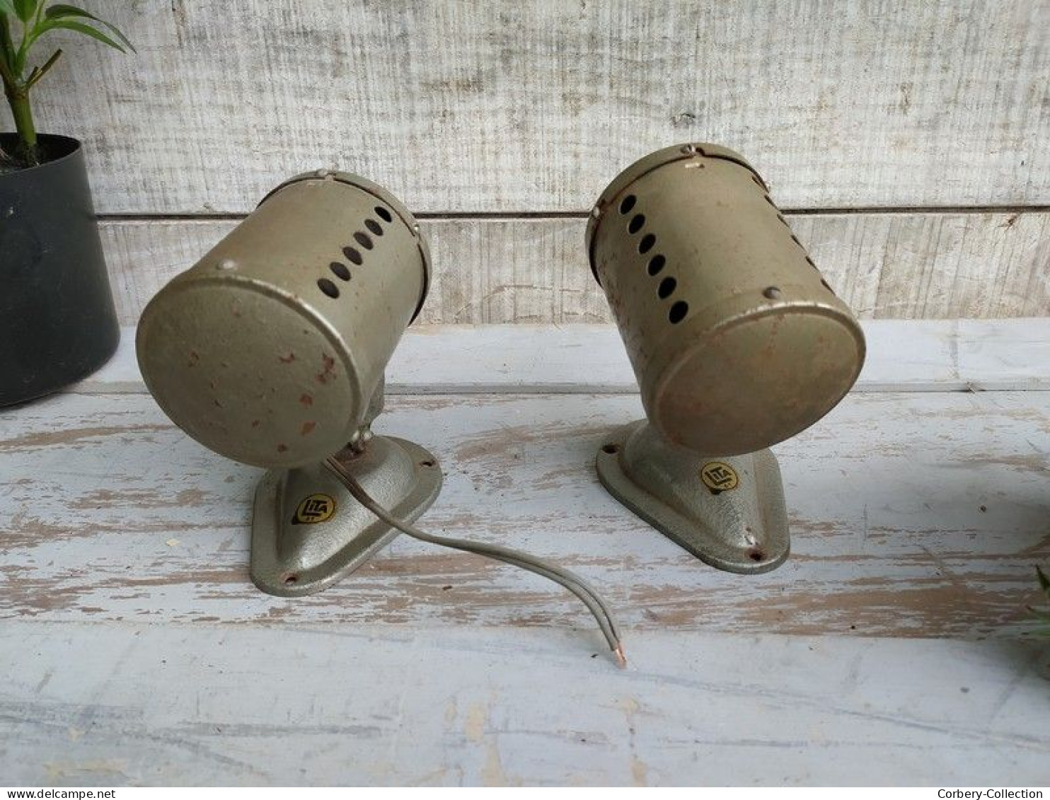 Anciens Petits Spots Projecteurs Lita 1950 Design Vintage - Luminaires & Lustres