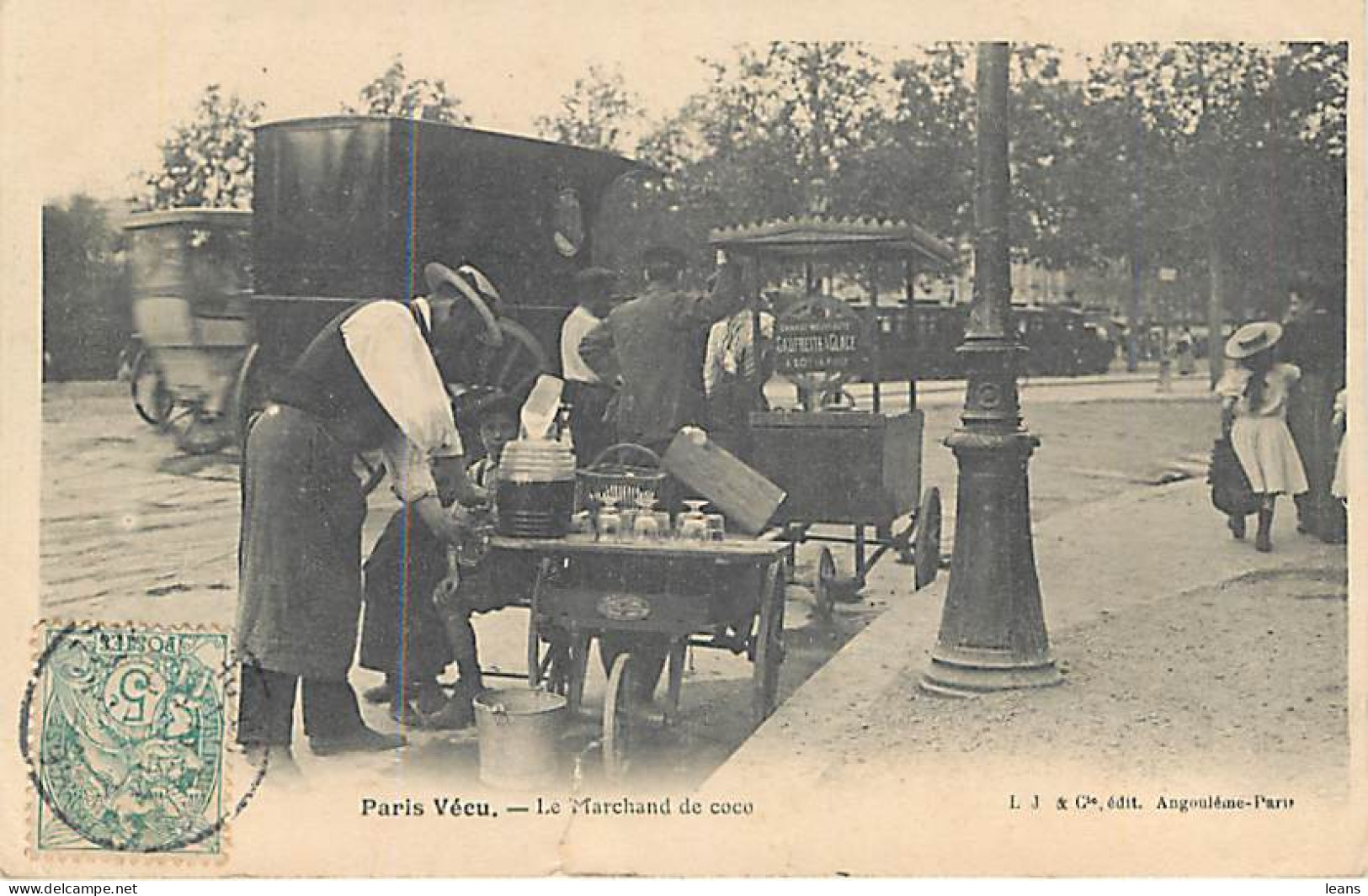 PARIS VECU - LE MARCHAND DE COCO - En état  - Shopkeepers