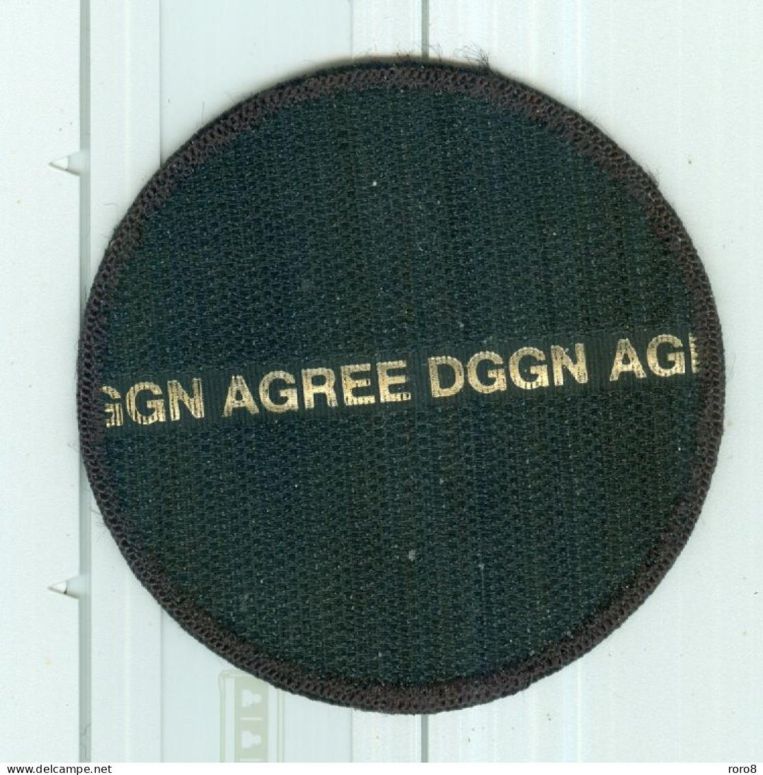 PATCH ECUSSON INSIGNE FORCES DE GENDARMERIE AFGHANISTAN AGREE DGGN - Police