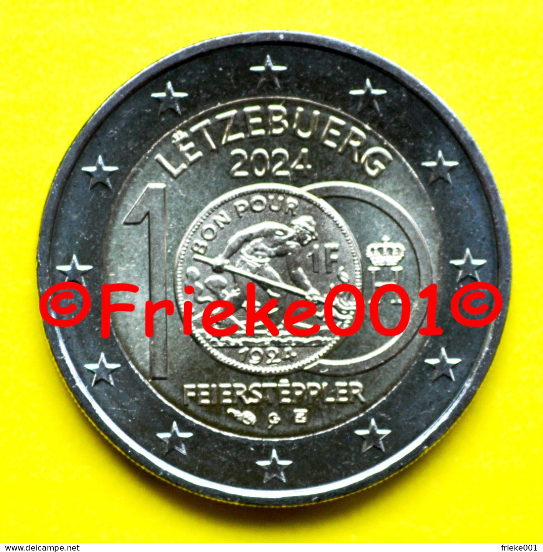 Luxemburg - Luxembourg - 2 Euro 2024 Comm.(100ste Verjaardag Invoering Frank) - Luxemburgo