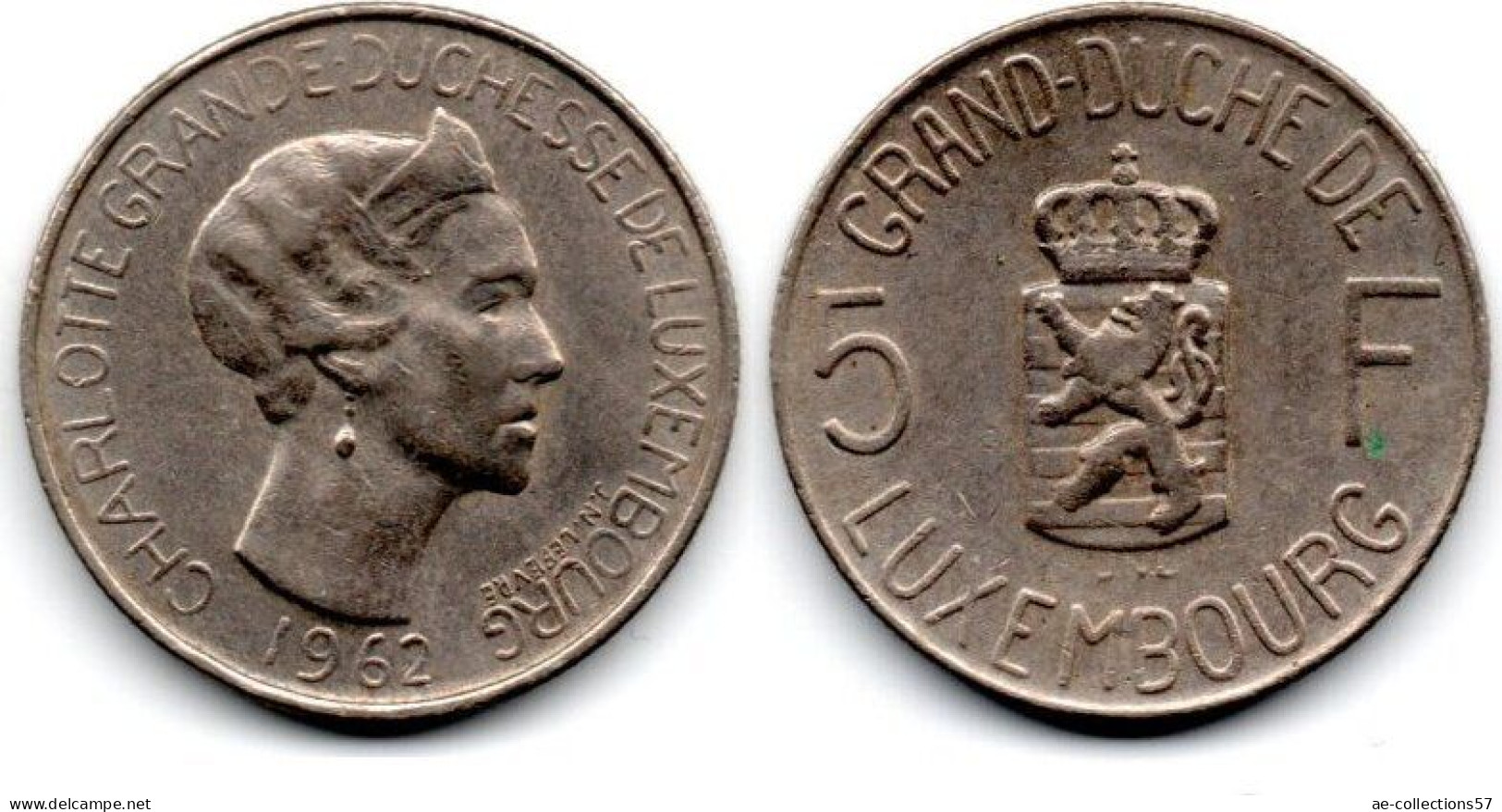 MA 30388 / Luxembourg 5 Francs 1962 TTB - Jordan