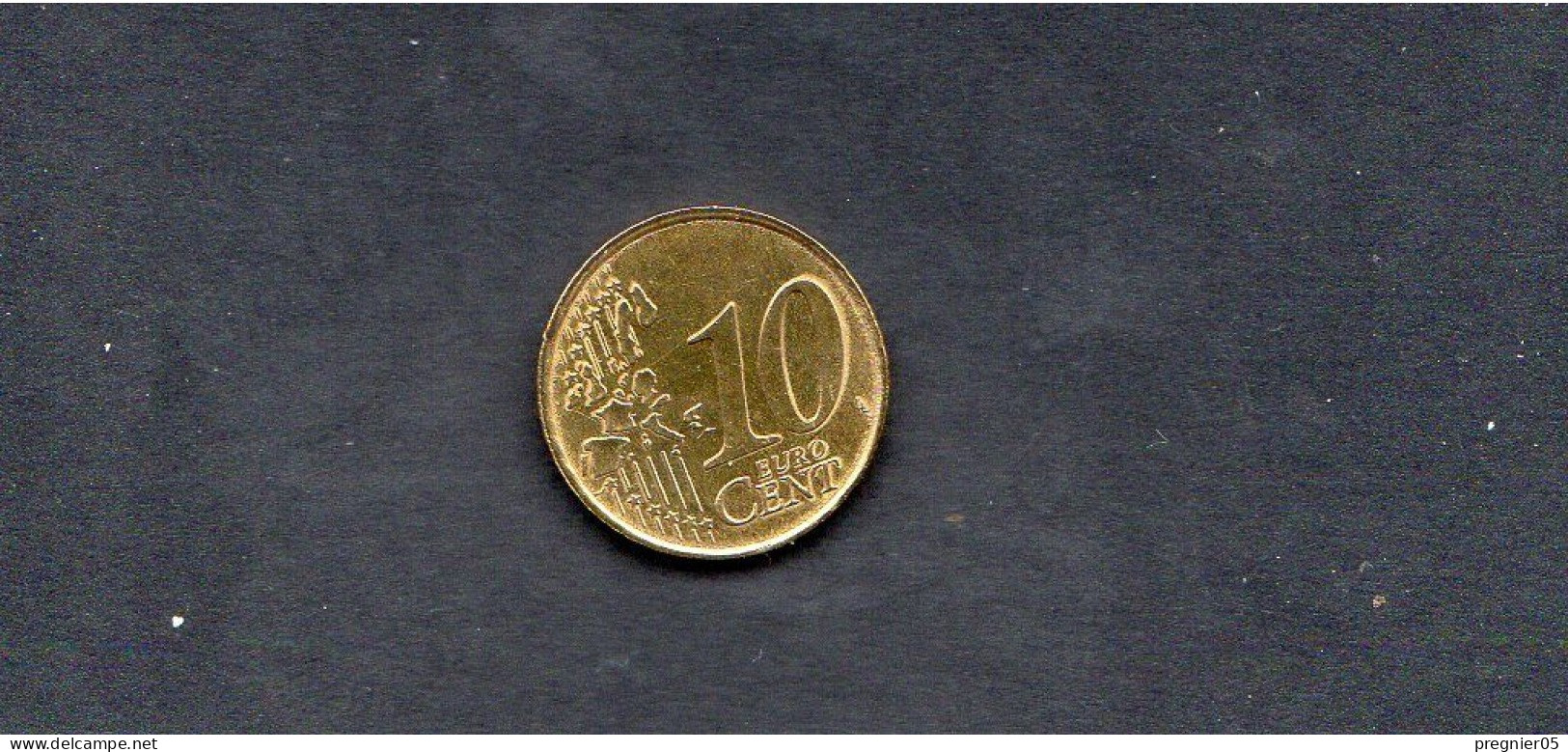 MONACO - Pièce 10 Centimes 2001 SPL/AU Gad.MC175 - Sonstige & Ohne Zuordnung