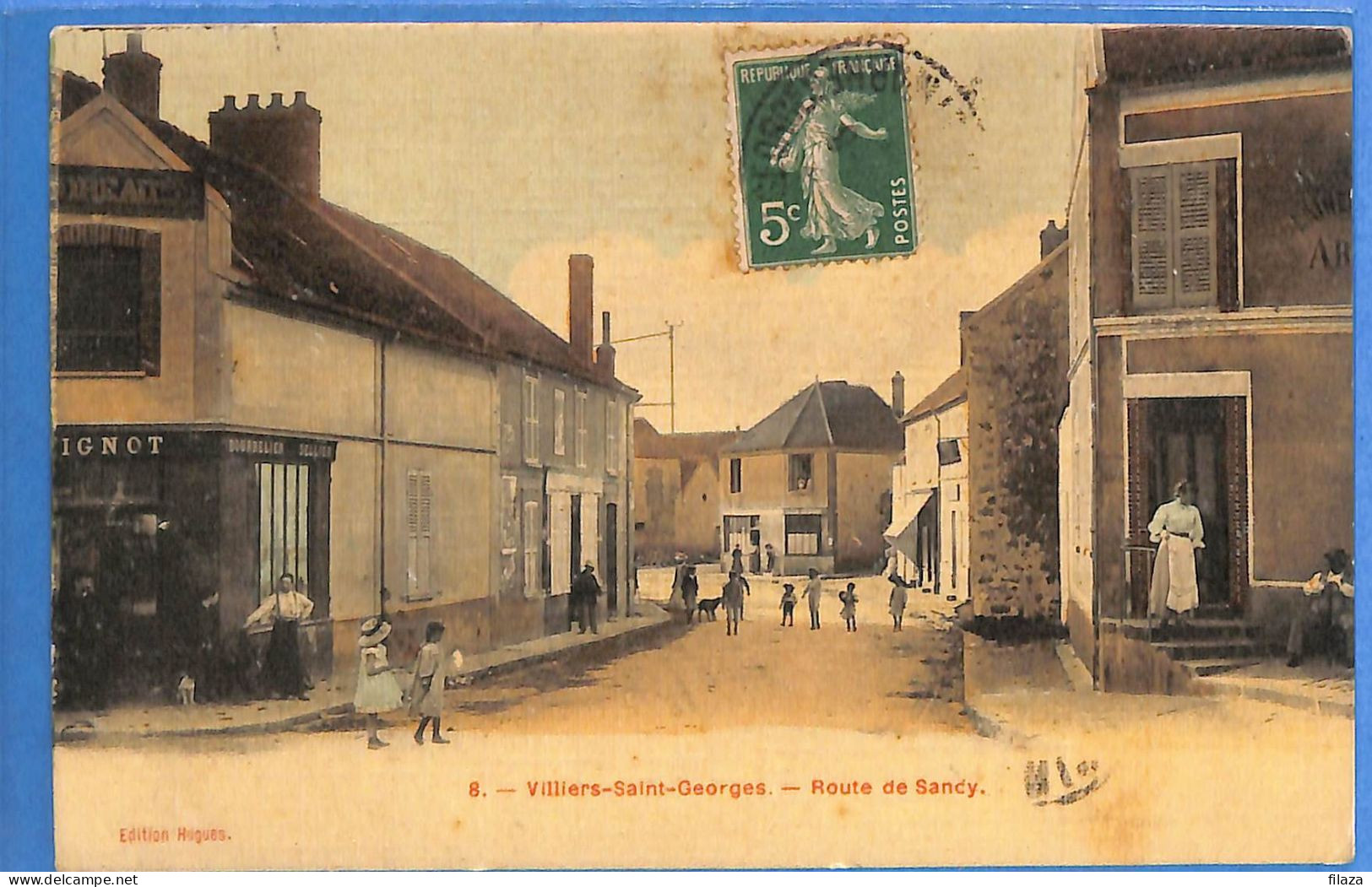 77 - Seine Et Marne - Villiers Saint Georges - Route De Sancy (N14787) - Villiers Saint Georges