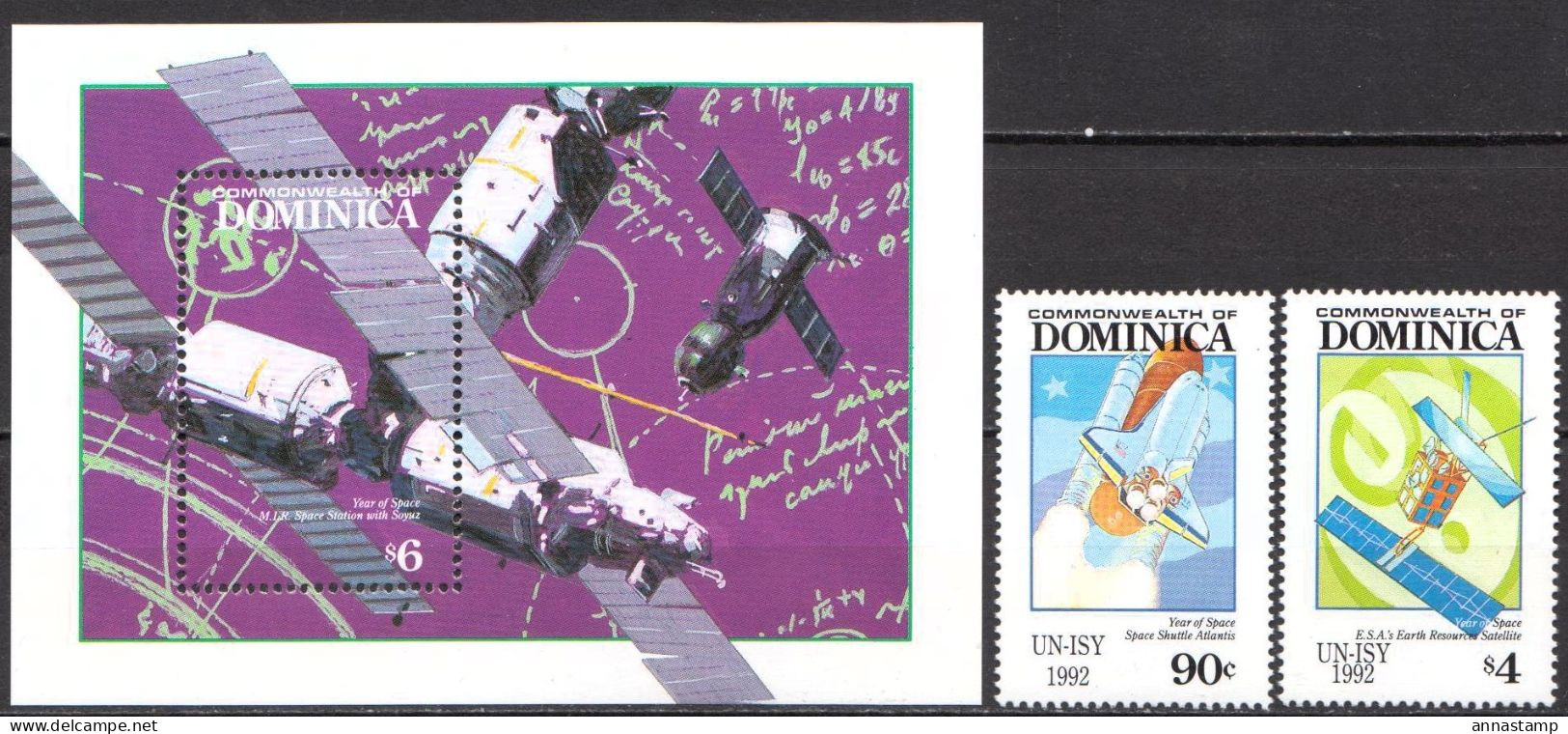 Dominica MNH Set And SS - América Del Norte