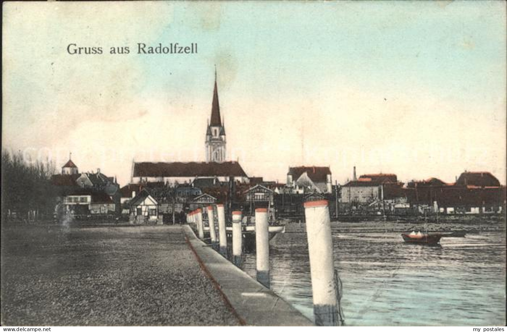 41839348 Radolfzell Bodensee Teilansicht Hafen Kirche Radolfzell Bodensee - Radolfzell
