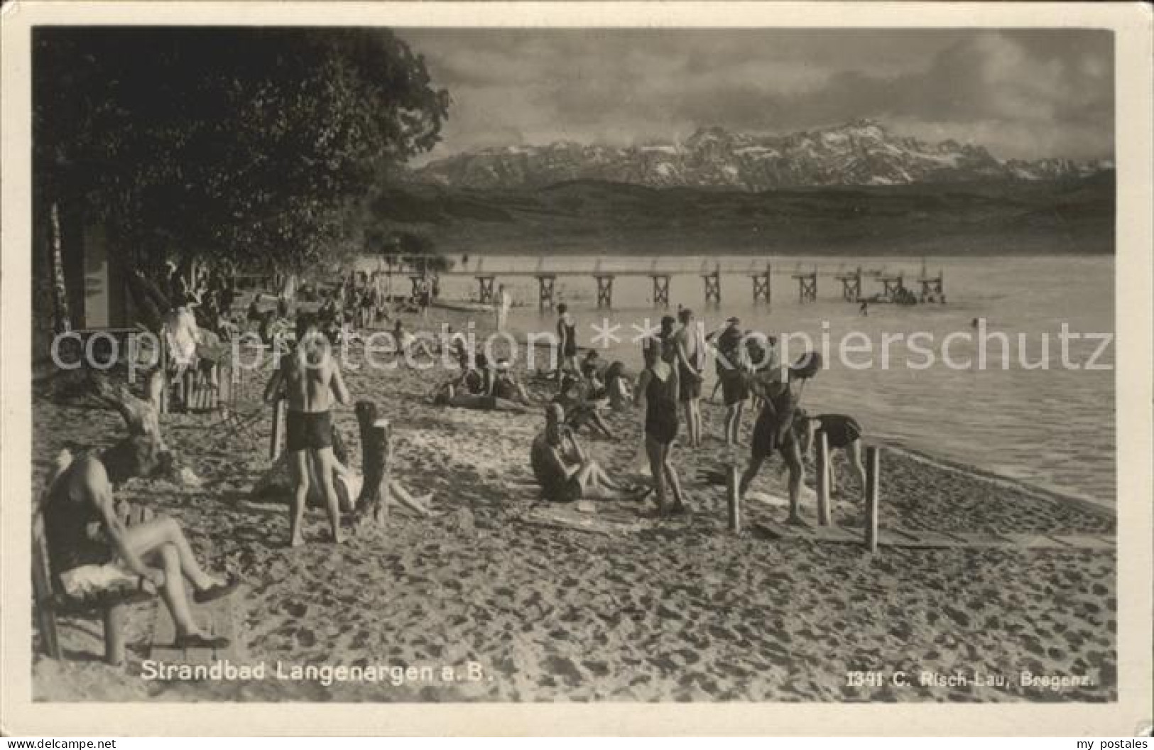 41839305 Langenargen Bodensee Strandbad Bootssteg Langenargen Bodensee - Langenargen