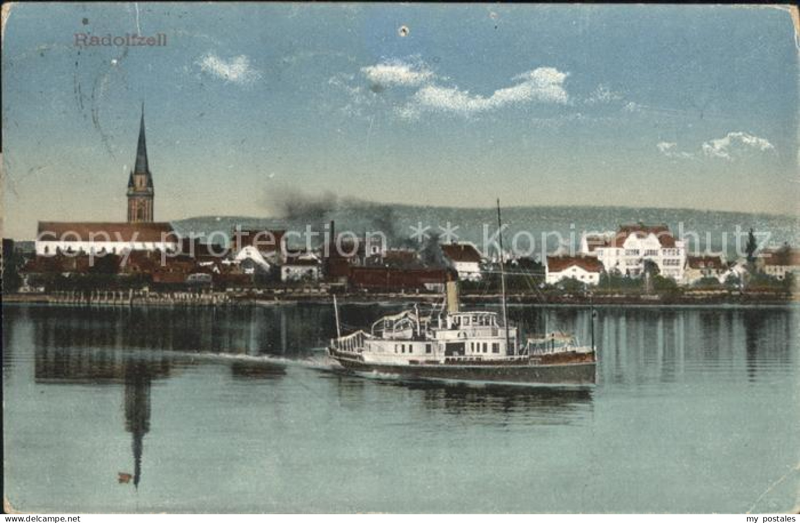 41839230 Radolfzell Bodensee Stadtblick Mit Faehre Radolfzell Bodensee - Radolfzell