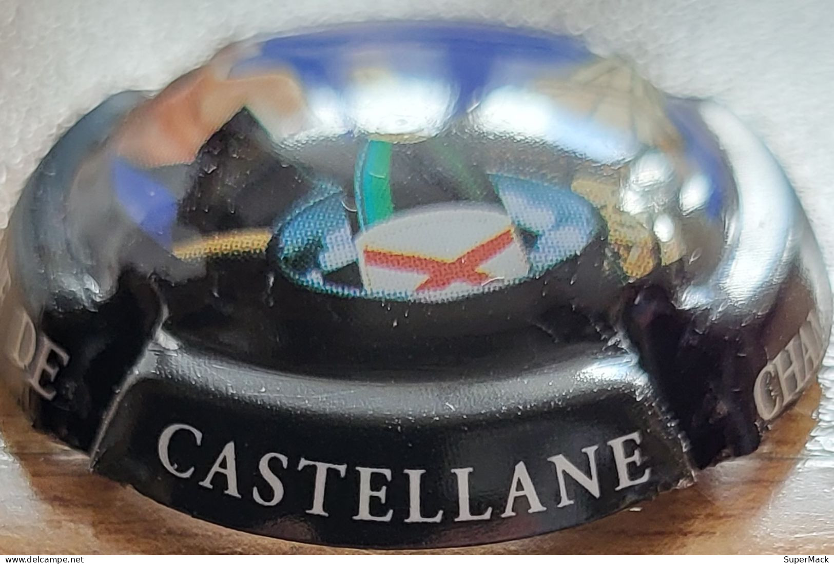 Capsule Champagne DE CASTELLANE Série 16 Ecriture Sur Contour, Noir, N°081 - De Castellane