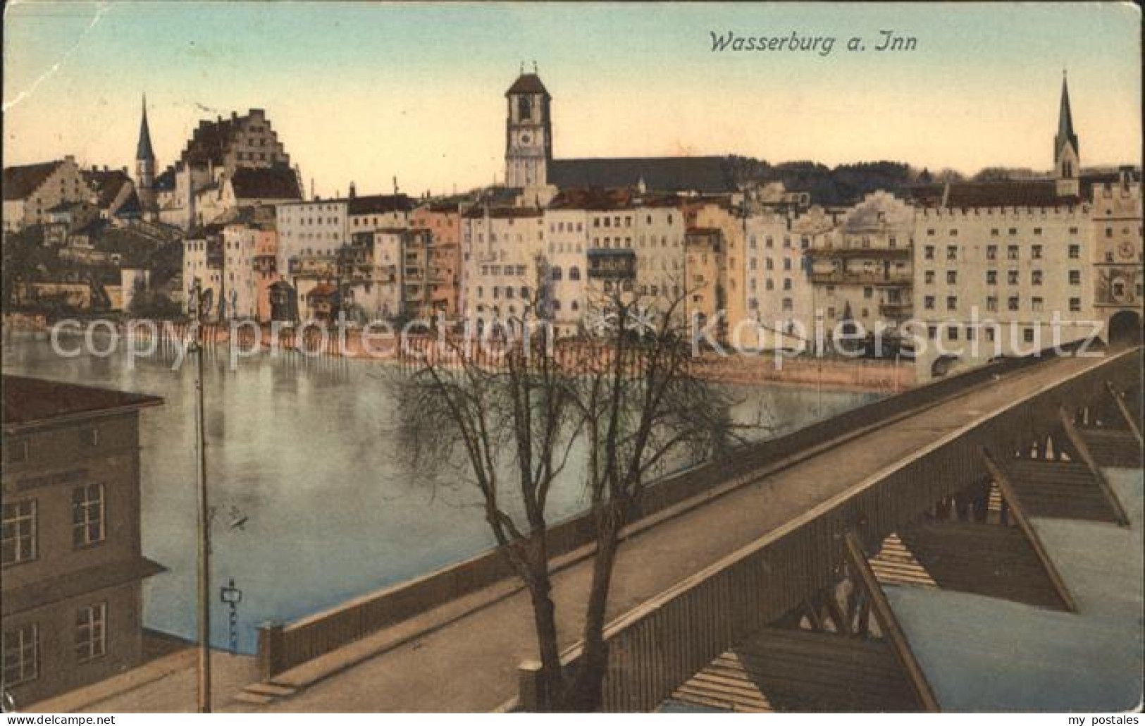 41839168 Wasserburg Inn Teilansicht Innbruecke Wasserburg Inn - Wasserburg (Inn)