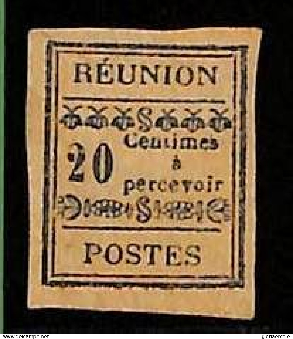 ZA0074c1 - REUNION  -  STAMP -  Yvert  # TT 4  MINT Hinged MH - Postage Due - Postage Due