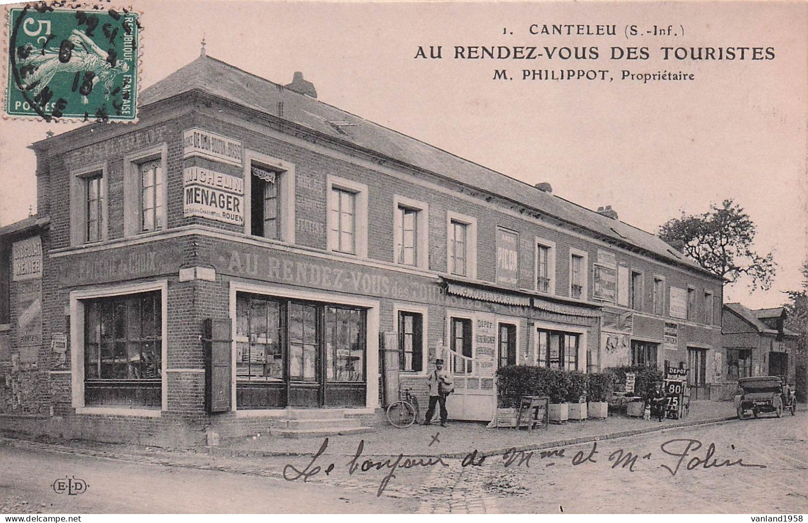 CANTELEU-"au Rendez-vous Des Touristes" M. Philippot Propriétaire - Canteleu