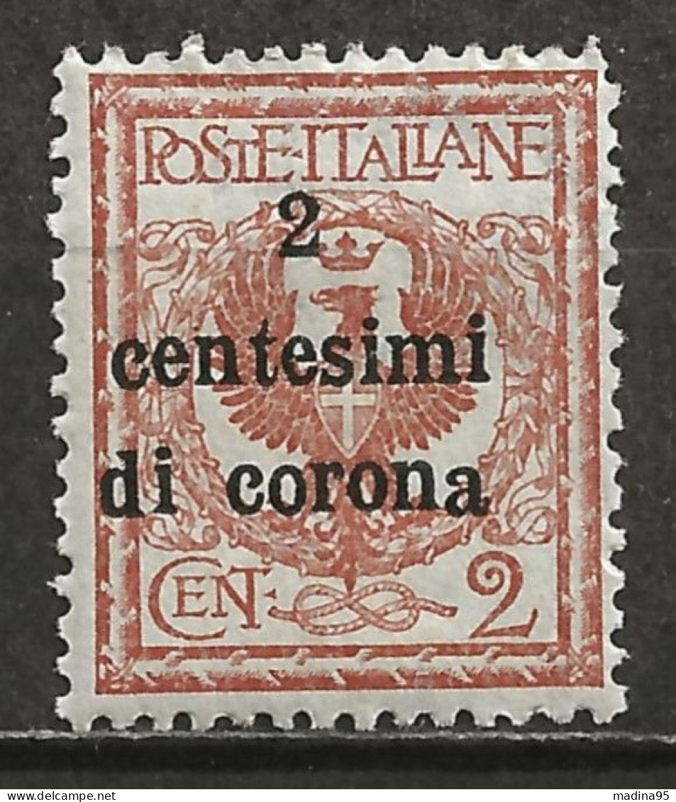 ITALIE - TRENTE Et TRIESTE; **, N° YT 2, TB - Altri & Non Classificati