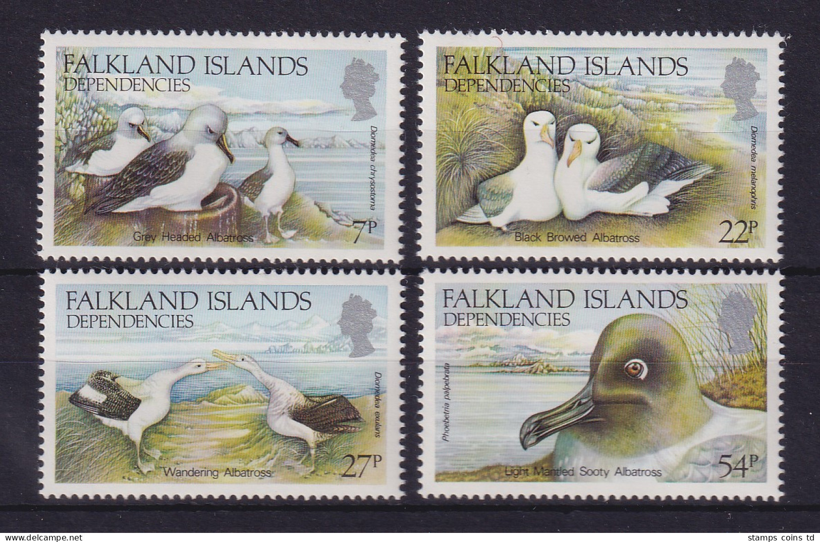 Falkland-Inseln Dependencies 1985 Albatrosse Mi.-Nr. 129-132 Postfrisch ** - Zuid-Georgia