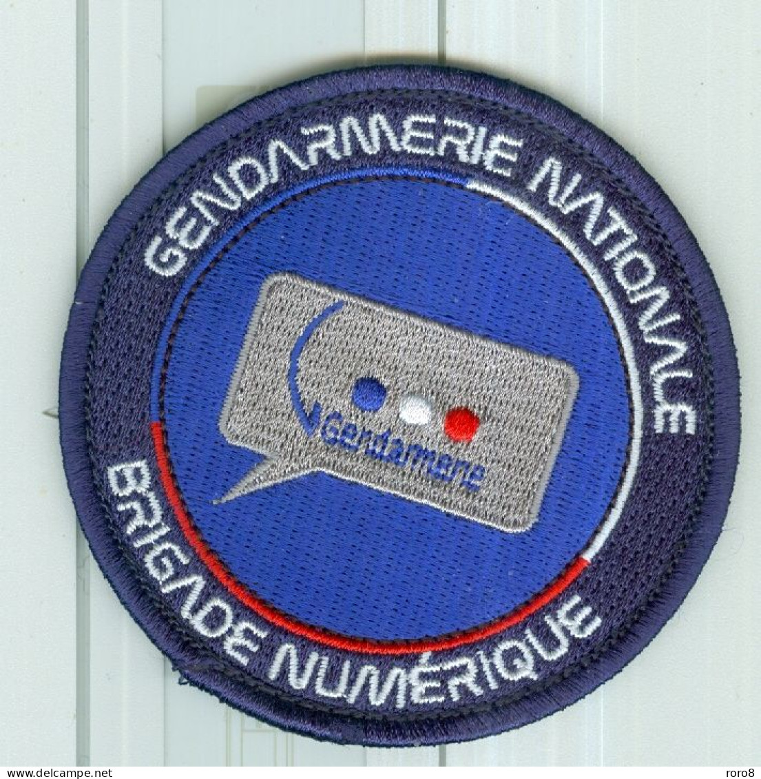 PATCH ECUSSON  GENDARMERIE BRIGADE NUMERIQUE Avec Scratch - Polizia