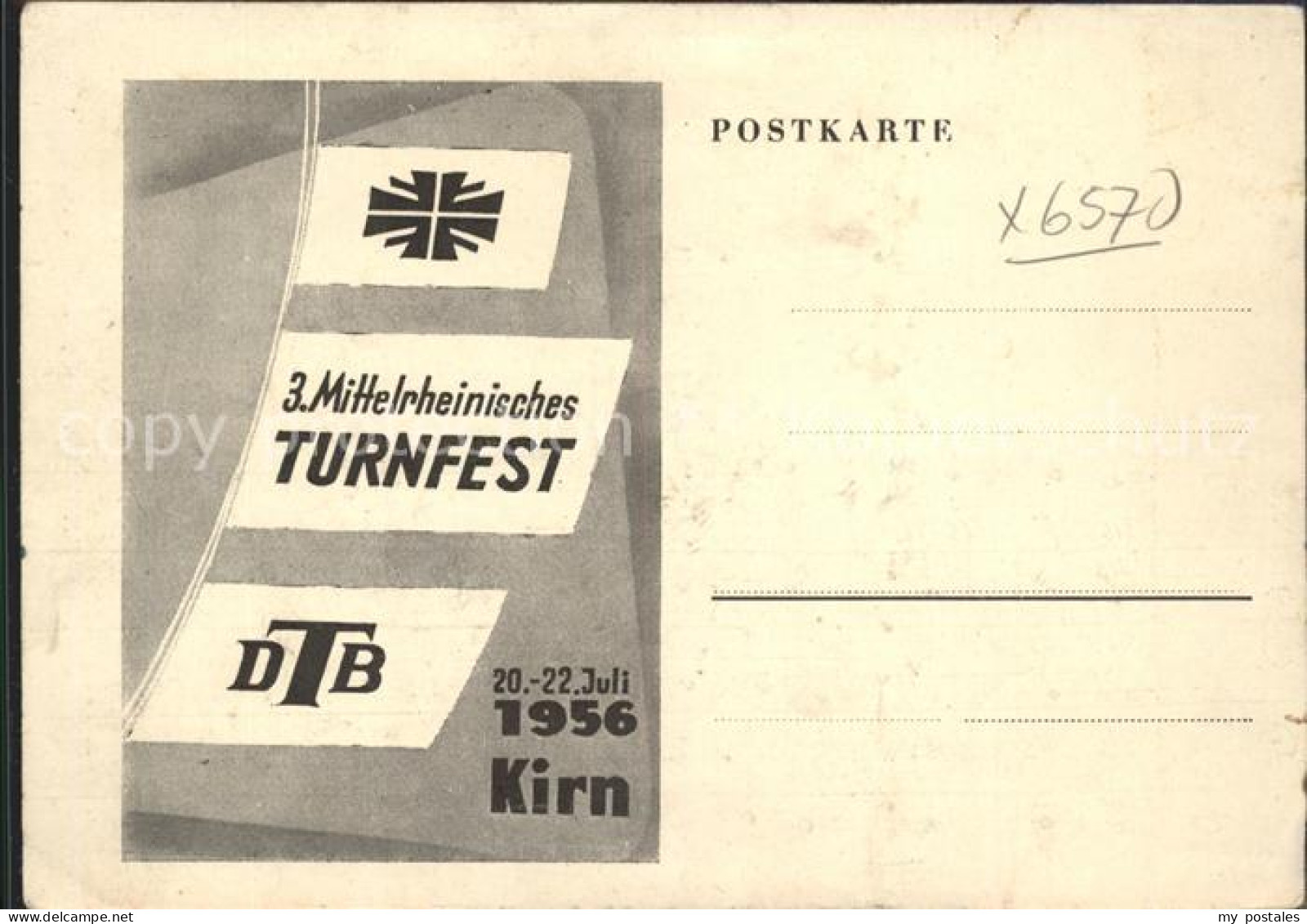 41815735 Kirn Nahe Mittelrheinisches Turnfest 1956 Kirn Nahe - Kirn