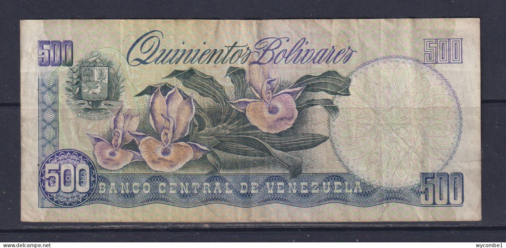 VENEZUELA - 1990 500 Bolivars Circulated Banknote - Venezuela