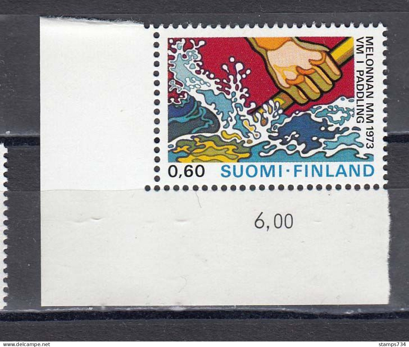 Finland 1973 - Sport: Kanu-WM, Mi-Nr. 727, MNH** - Neufs