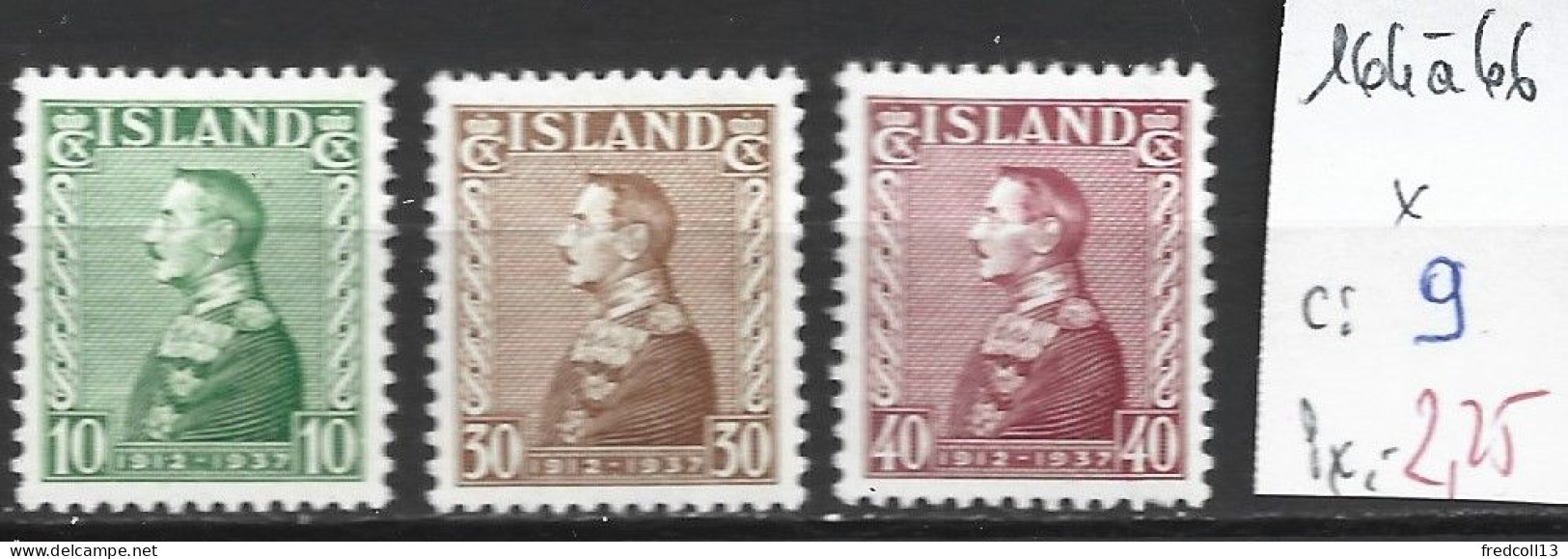 ISLANDE 164 à 66 * Côte 9 € - Neufs