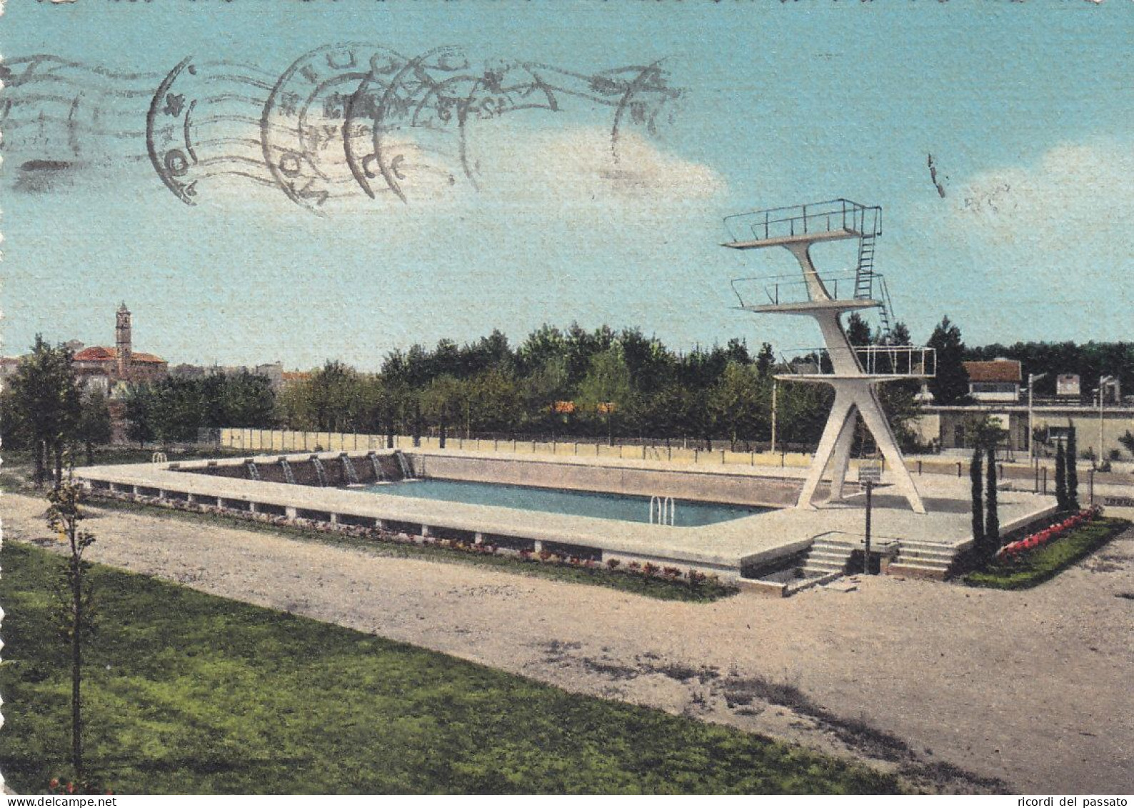 Cartolina Lodi - Nuova Piscina - Lodi