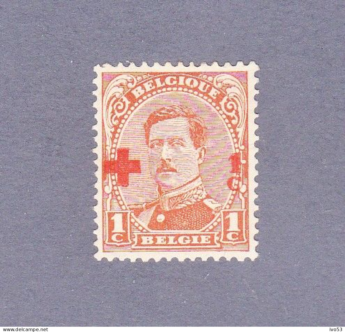 1918 Nr 150(*) Zonder Gom. Koning Albert I. - 1918 Red Cross