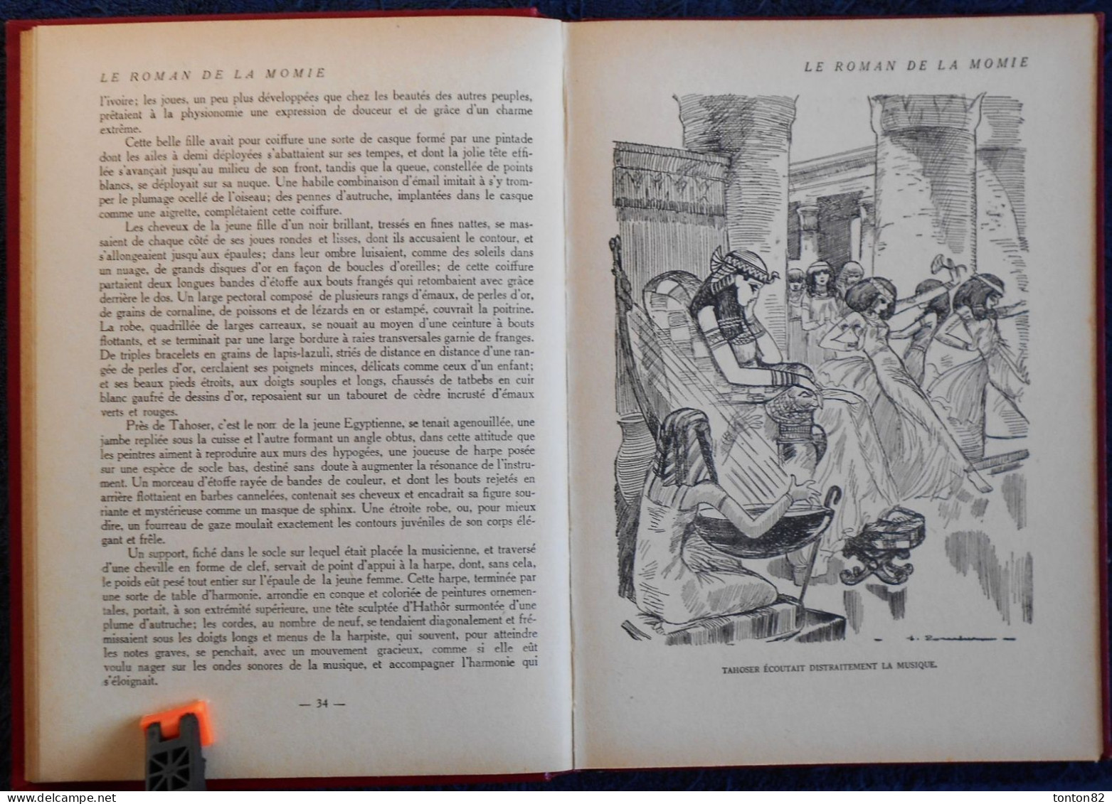 Théophile Gautier - Le roman de la Momie - Hachette - ( 1957 ) .