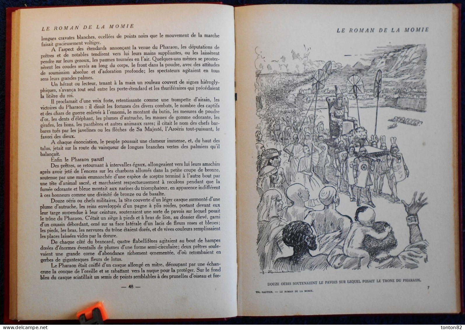 Théophile Gautier - Le roman de la Momie - Hachette - ( 1957 ) .