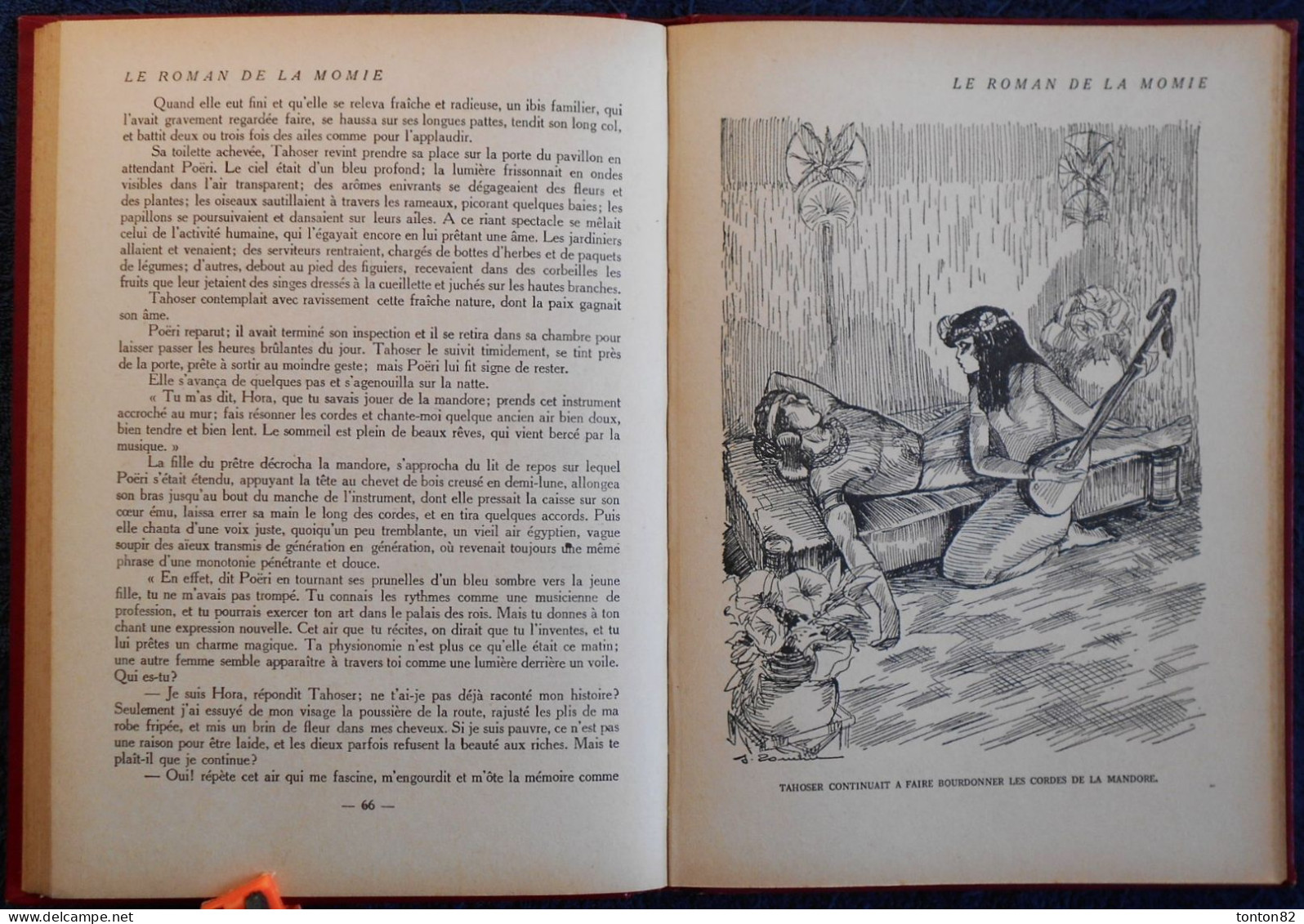 Théophile Gautier - Le roman de la Momie - Hachette - ( 1957 ) .