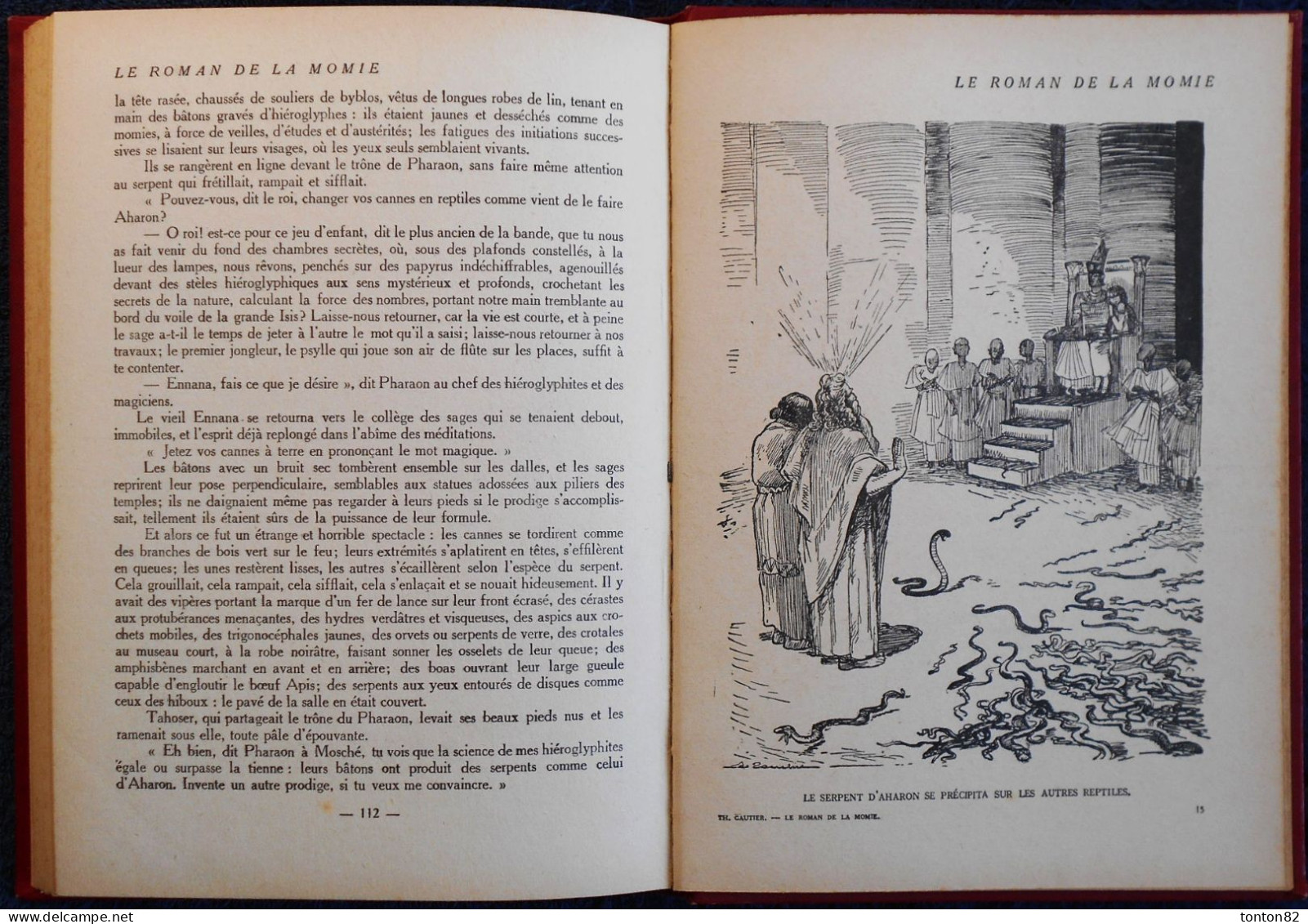 Théophile Gautier - Le roman de la Momie - Hachette - ( 1957 ) .