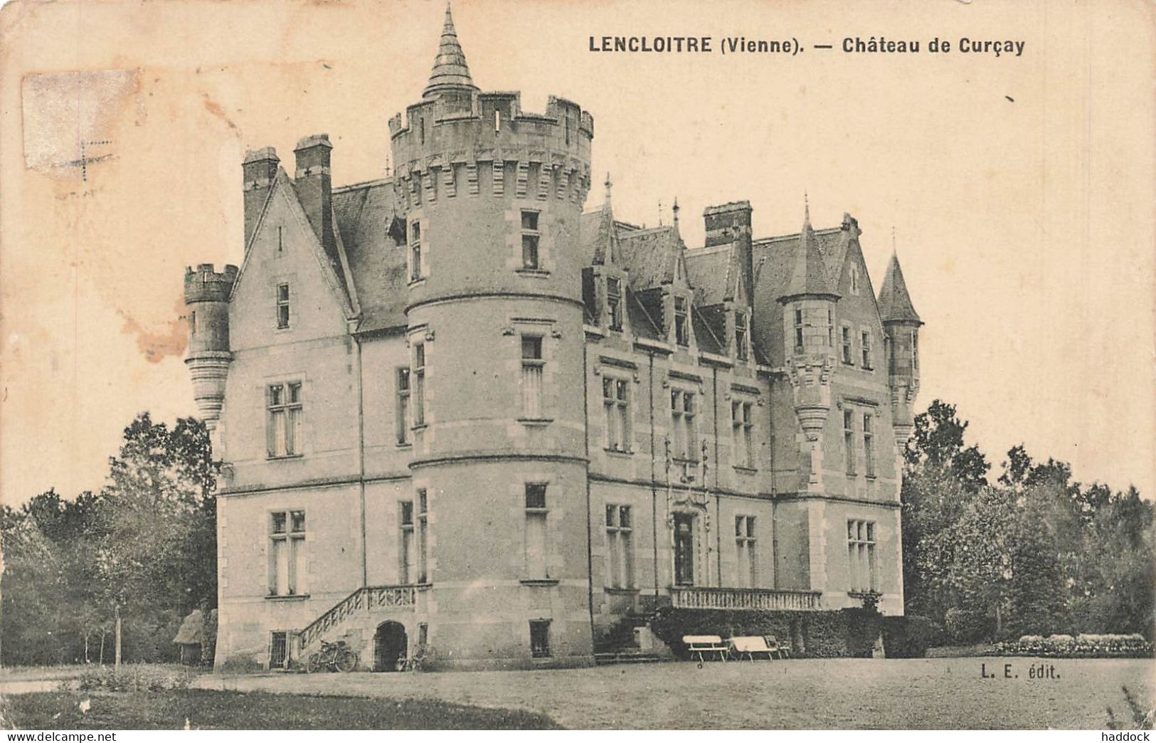 LENCLOITRE : CHATEAU DE CURCAY - Lencloitre