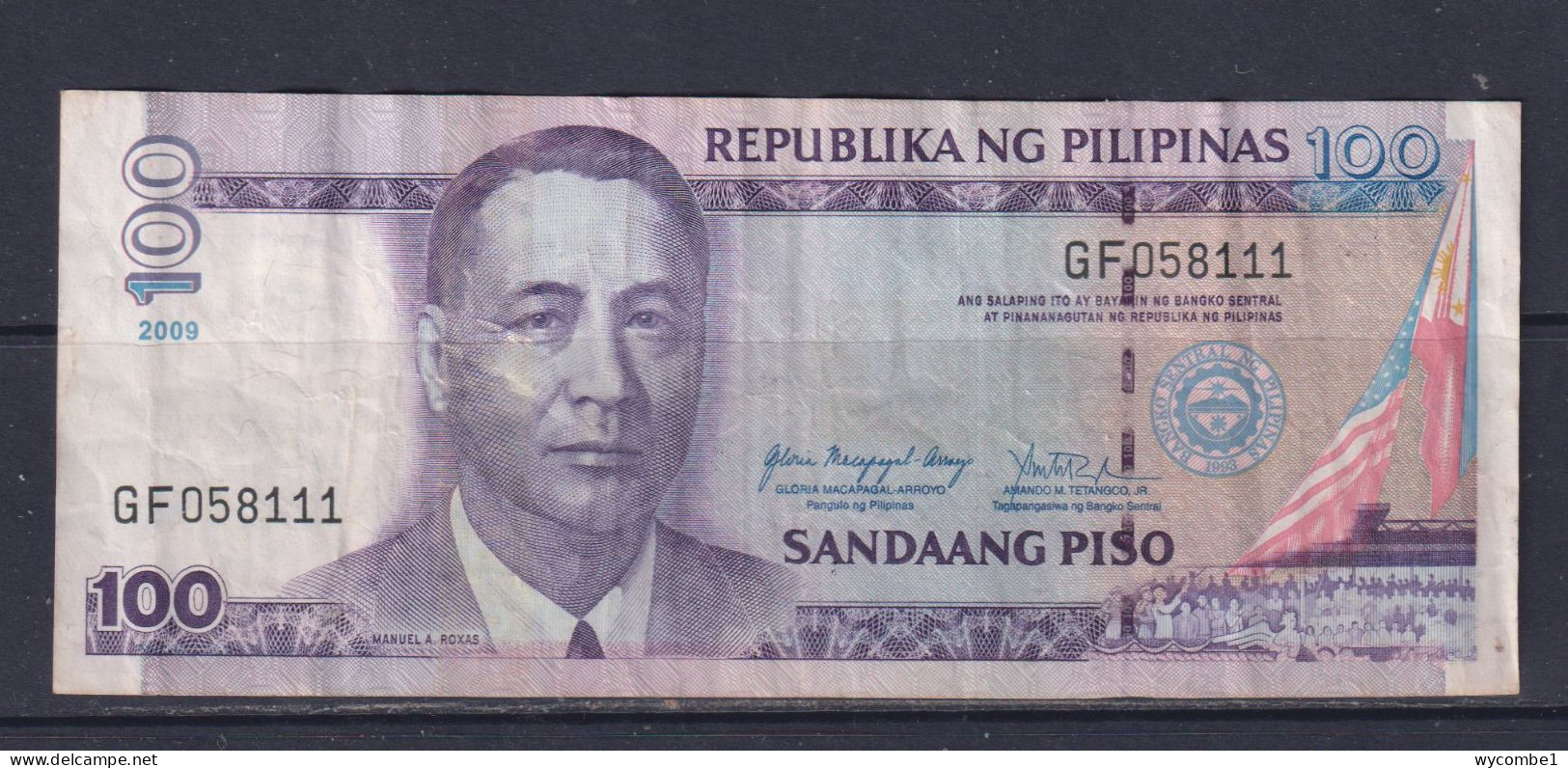 PHILIPPINES - 2009 100 Pesos Circulated Banknote - Philippines
