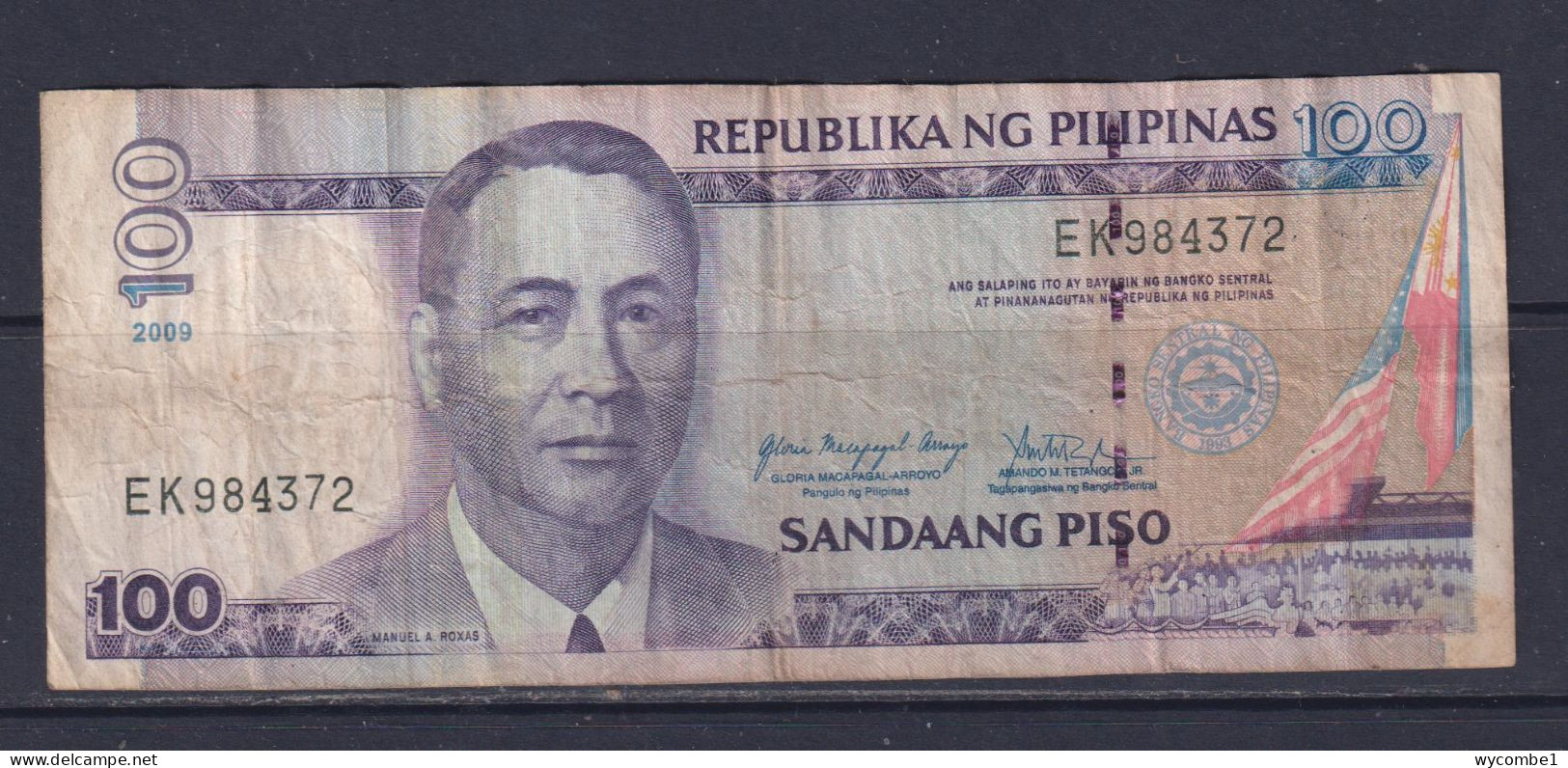 PHILIPPINES - 2009 100 Pesos Circulated Banknote - Philippinen