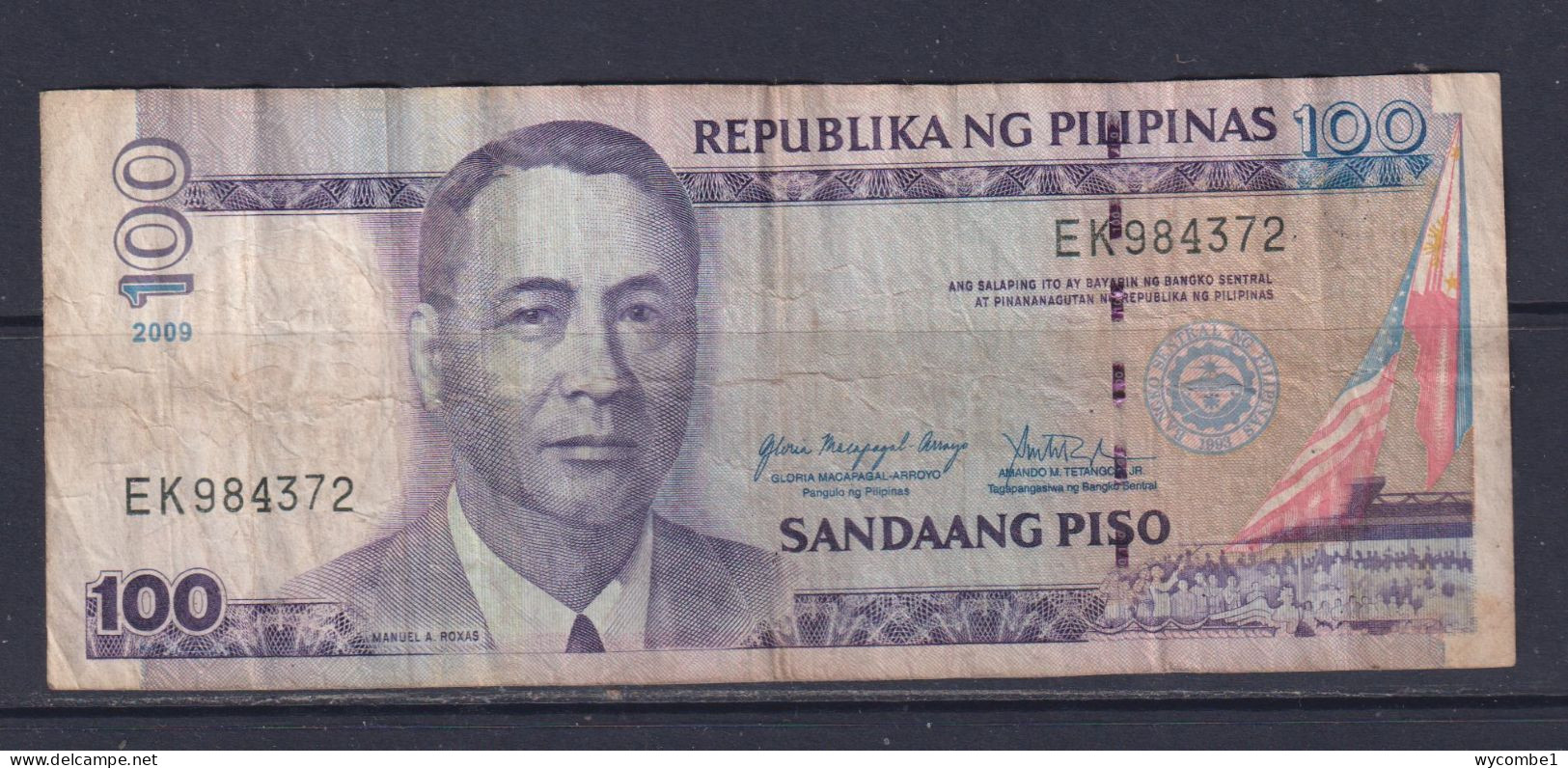 PHILIPPINES - 2009 100 Pesos Circulated Banknote - Philippines