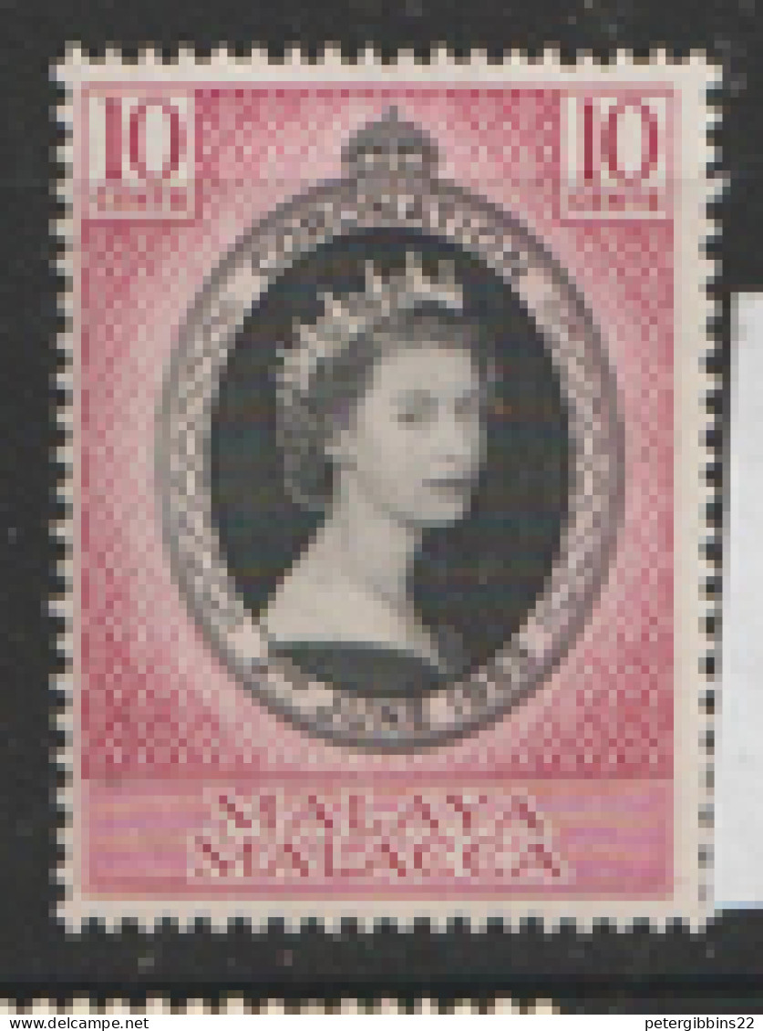 Malaysia  Malacca  1953 SG  22 Coronation  Mounted Mint - Malacca