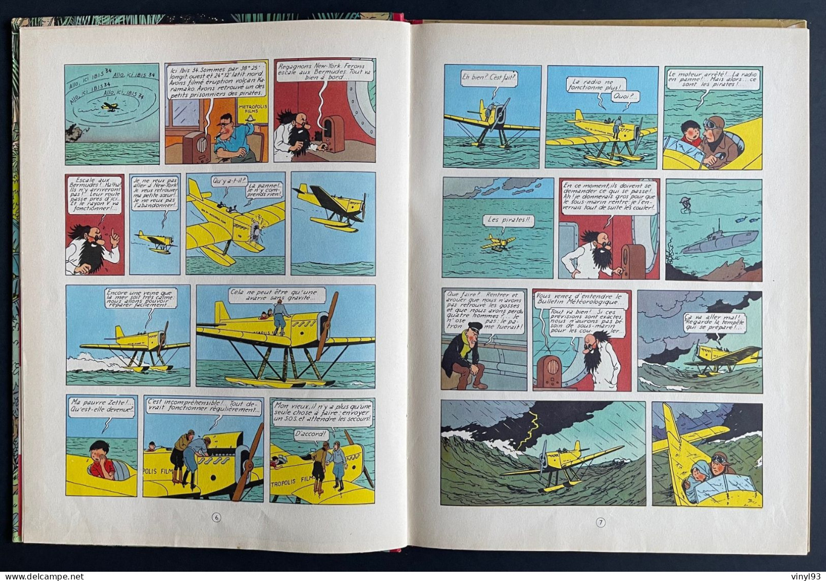 1957 - Album Des Aventures De Jo, Zette... "L'éruption Du Karamako" épisode 2 - B 20 Bis - Casterman - Très Bon état - Hergé