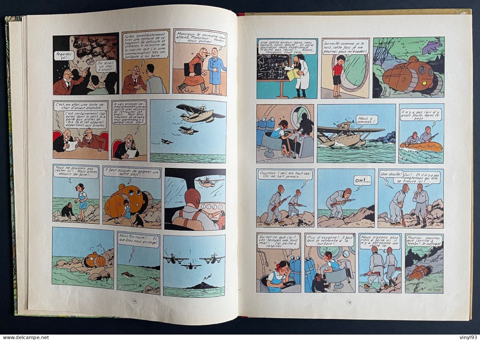 1957 - Album des aventures de Jo, Zette... "L'éruption du Karamako" épisode 2 - B 20 bis - Casterman - très bon état