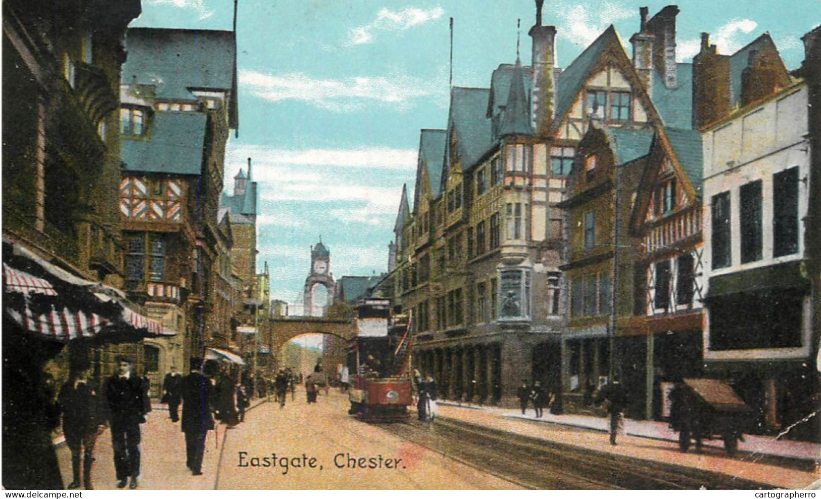 United Kingdom England Chester Eastgate Tram - Chester