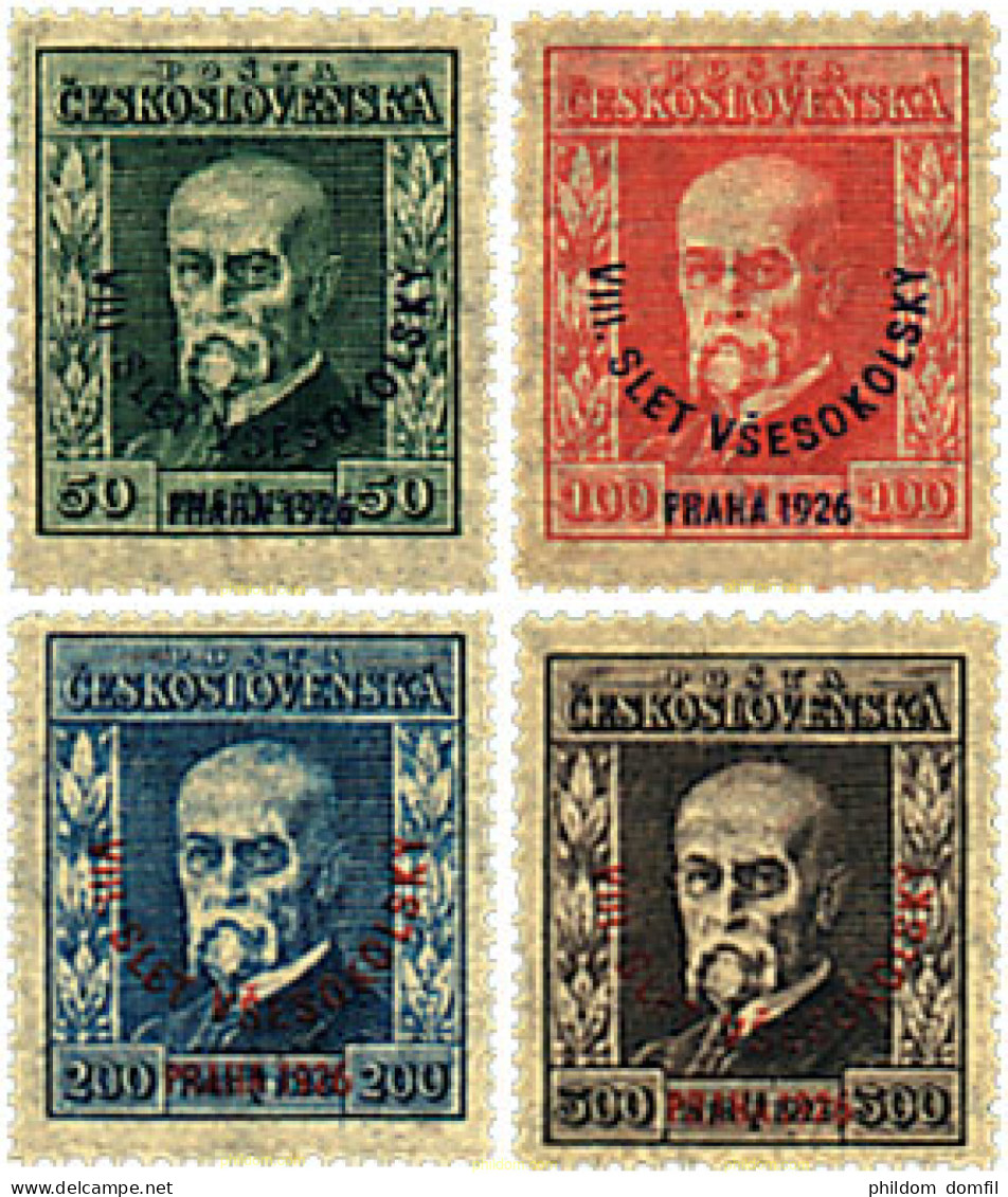 722369 HINGED CHECOSLOVAQUIA 1926 8 FESTIVAL DE LOS SOKOLS - Unused Stamps