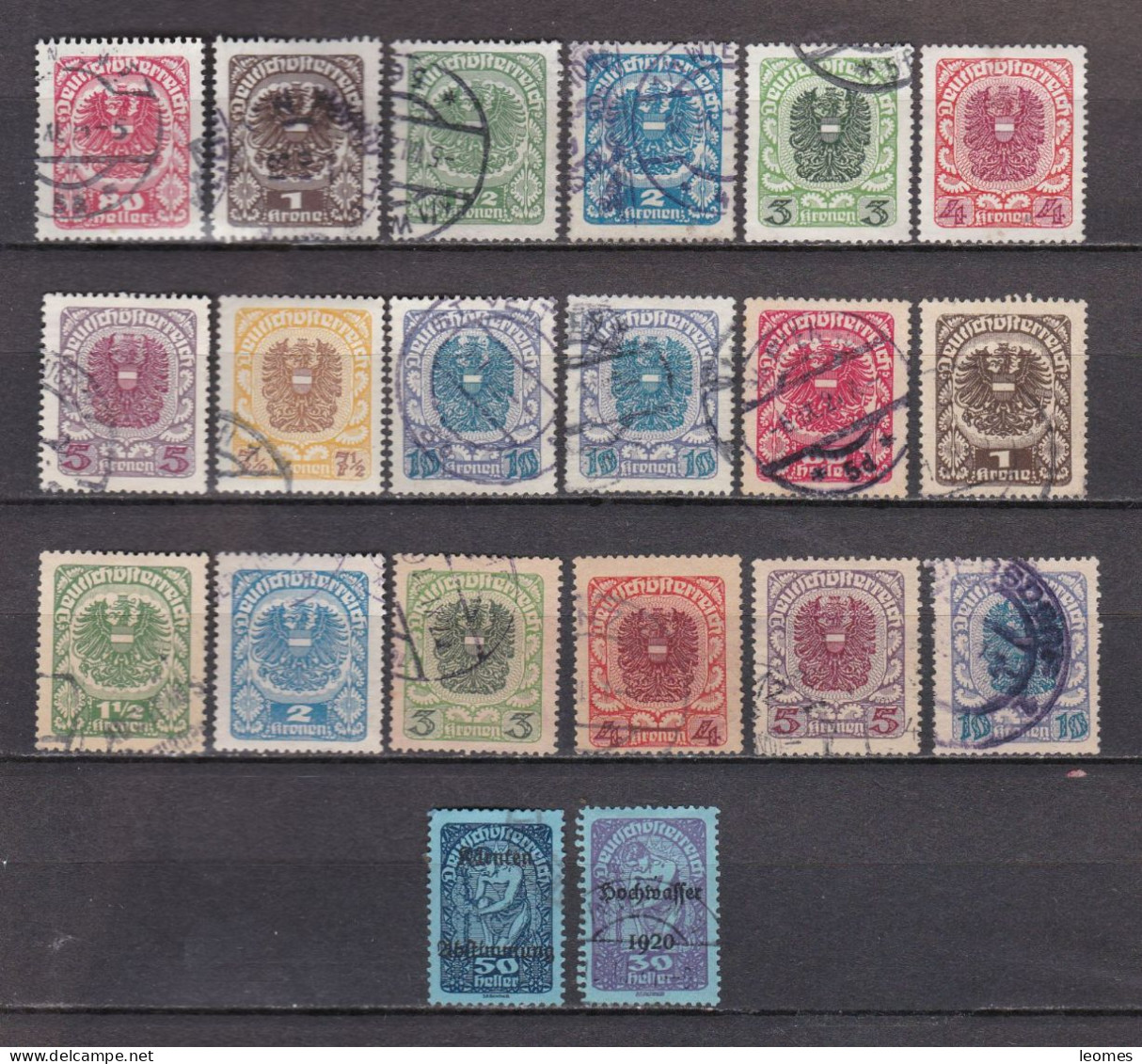 Österreich 1918/20 Austria Lot Schöne Sammlung Deutsch-Österreich Gestempelt - Collections