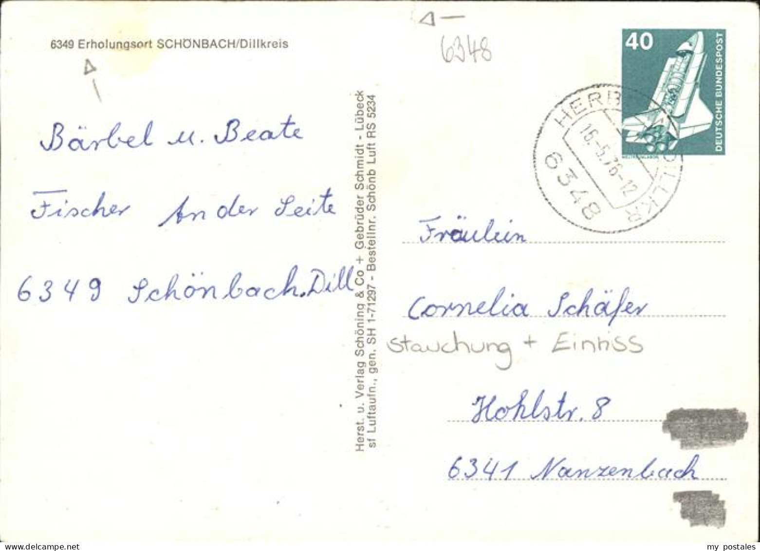 41257353 Schoenbach Dillkreis  Schoenbach - Herborn