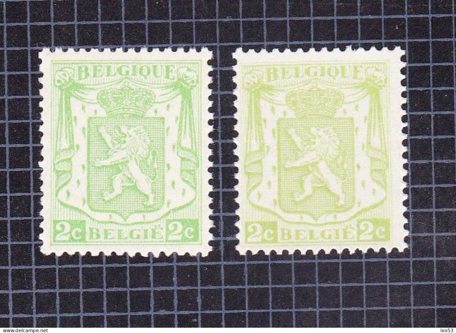 1935 Nr 418A**+ 418Aa** Zonder Scharnier,zegel Uit Reeks "Klein Staatswapen". - 1935-1949 Petit Sceau De L'Etat