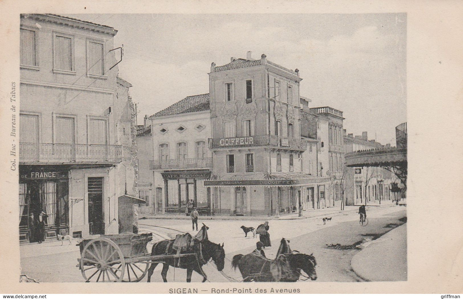 SIGEAN ROND-POINT DES AVENUES 1905 TBE - Sigean