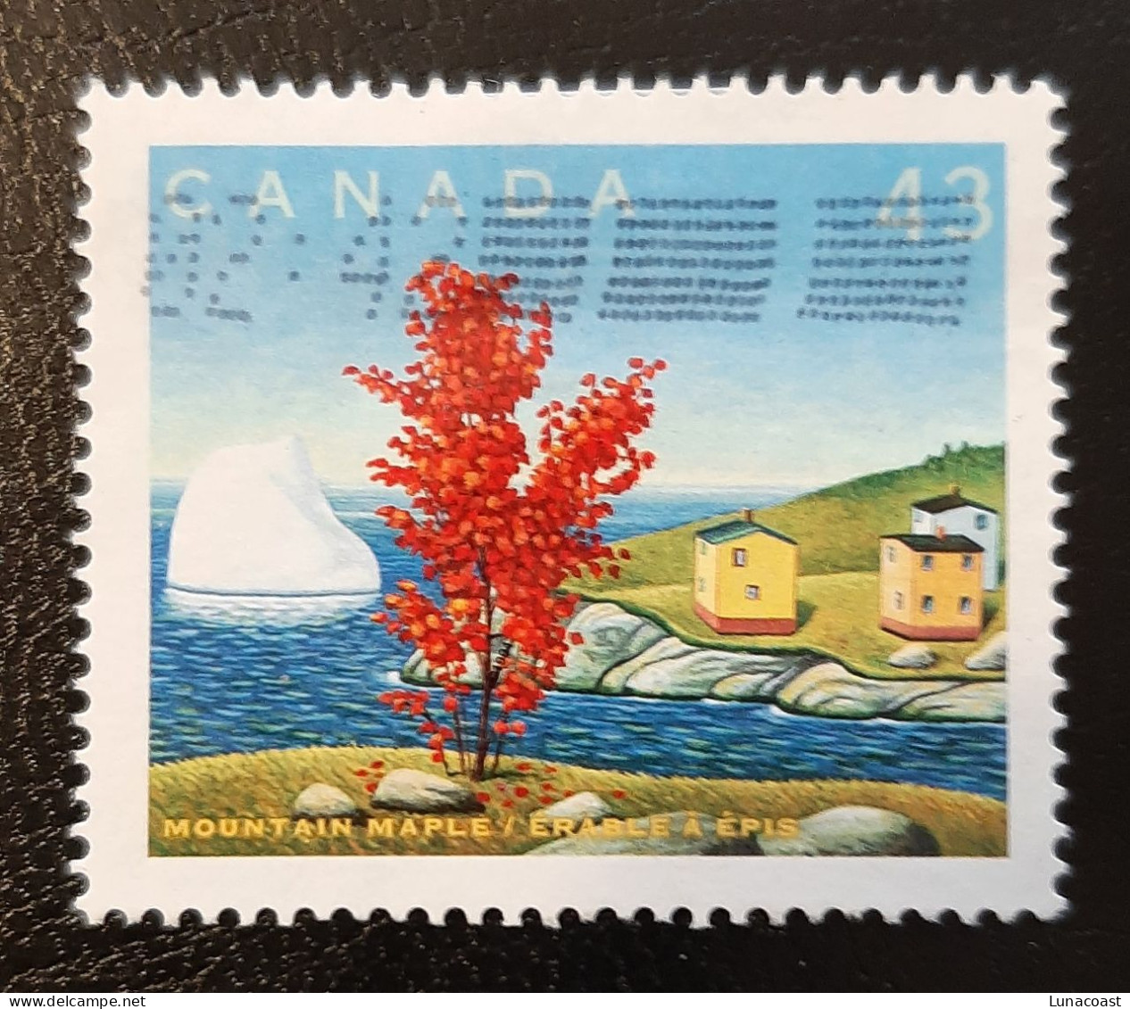 Canada 1994  USED  Sc1524 I   43c  Mountain Maple - Gebraucht