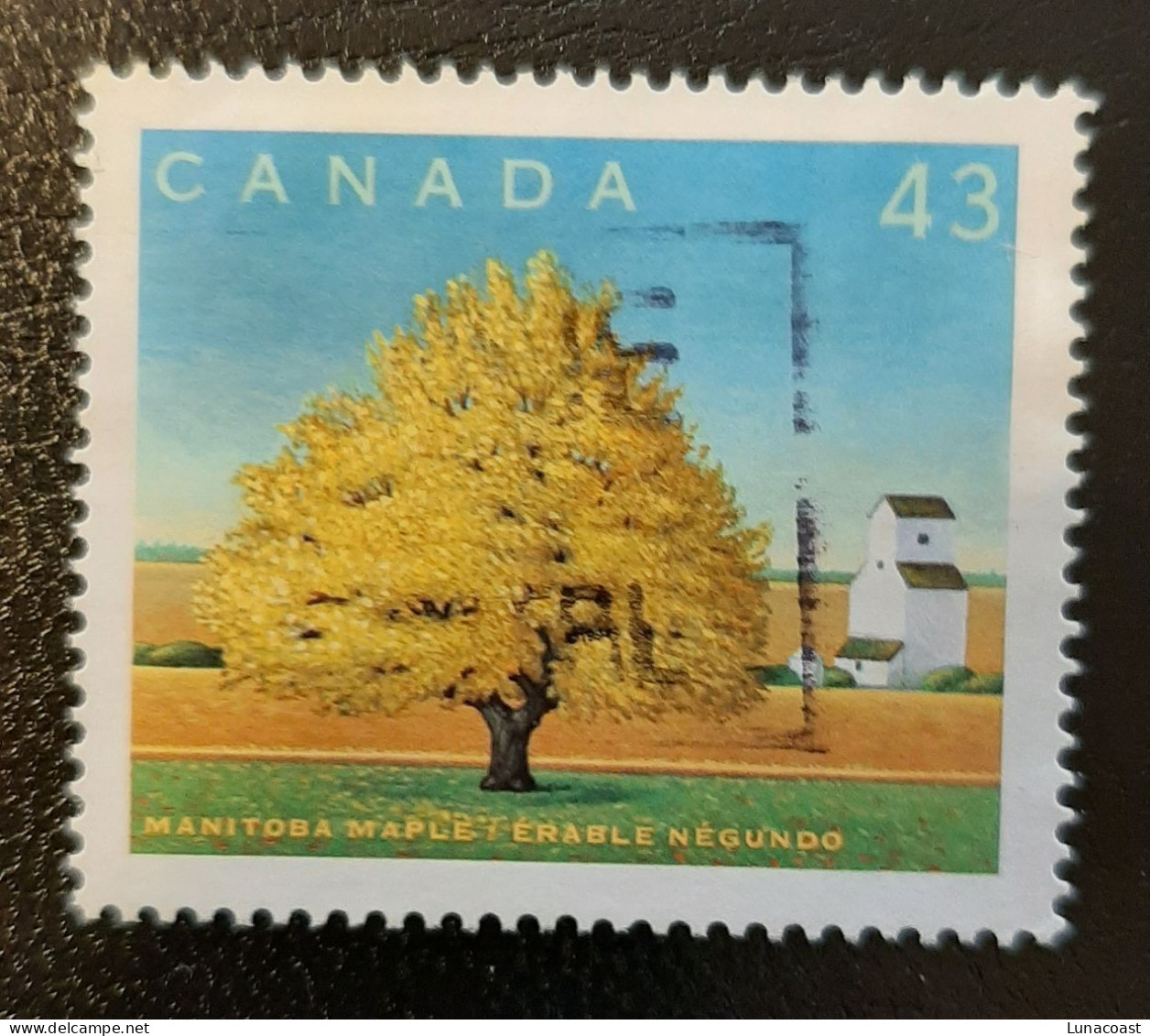 Canada 1994  USED  Sc1524 F   43c Manitoba Maple - Gebraucht