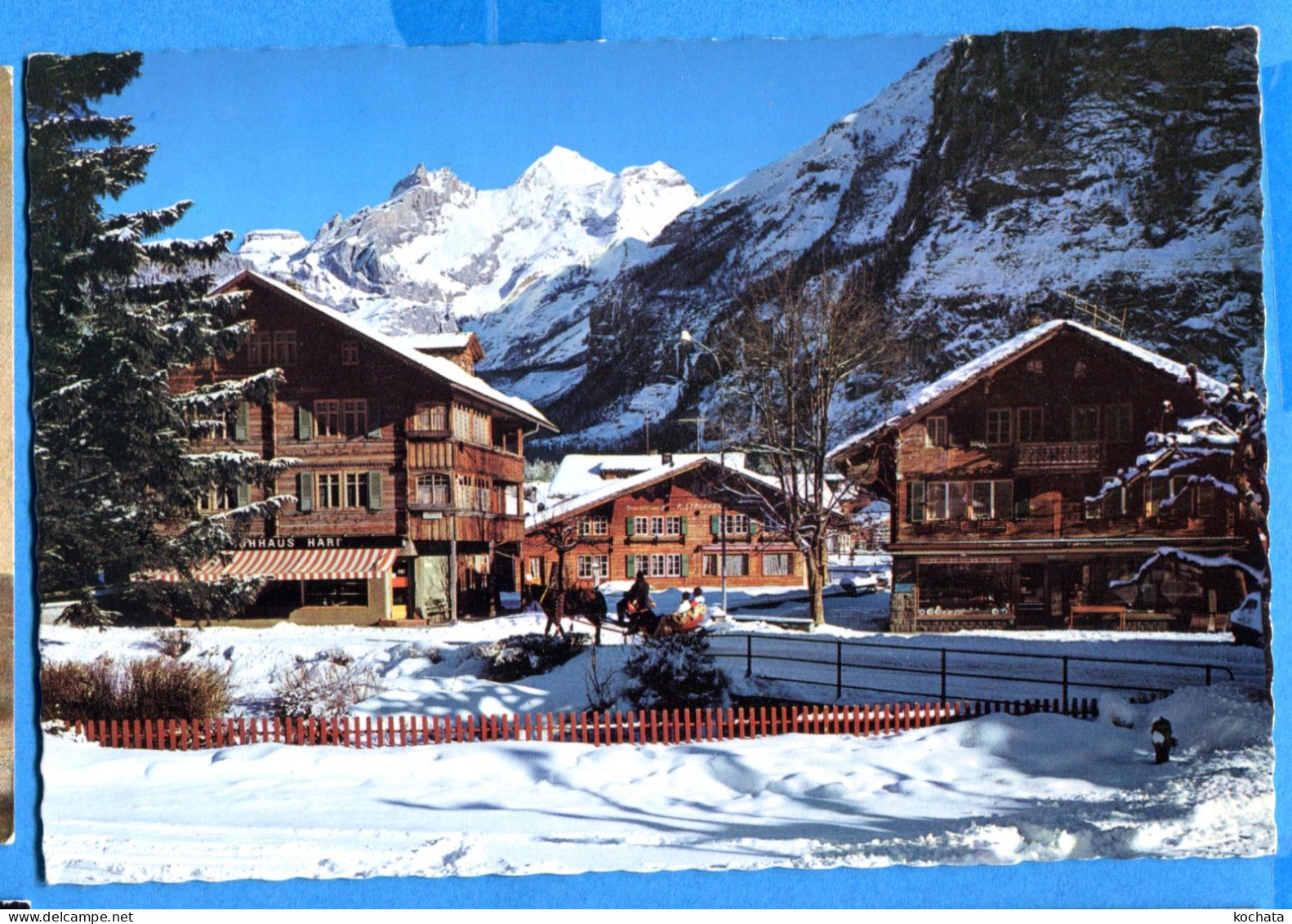 NY1173, Kandersteg, Dorfpartie, Blümisalp, 81, Hs. Lörtscher, Circulée 1976 - Kandersteg