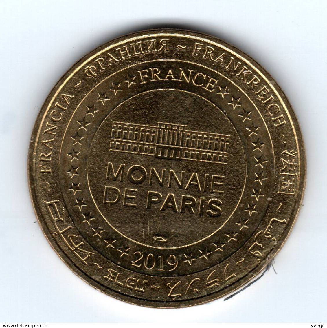 Jeton, Médaille Touristique De La Monnaie De Paris  03 MOULINS 2019 - Capitale Des Bourbons - 2019