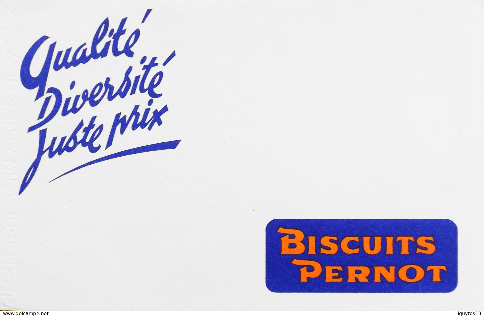 BUVARD NEUF ILLUSTRE > Gâteaux > BISCUITS PERNOT - TBE - Dulces & Biscochos