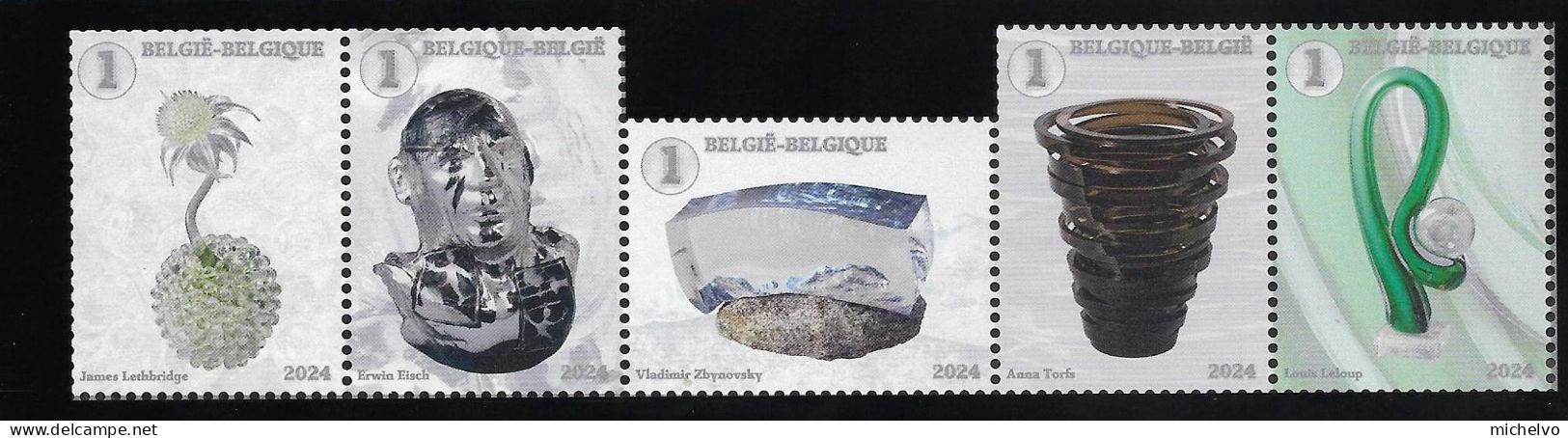 Belg 2024 - La Verrerie Sous La Loupe (Surprenant Art Du Verre) ** - Unused Stamps
